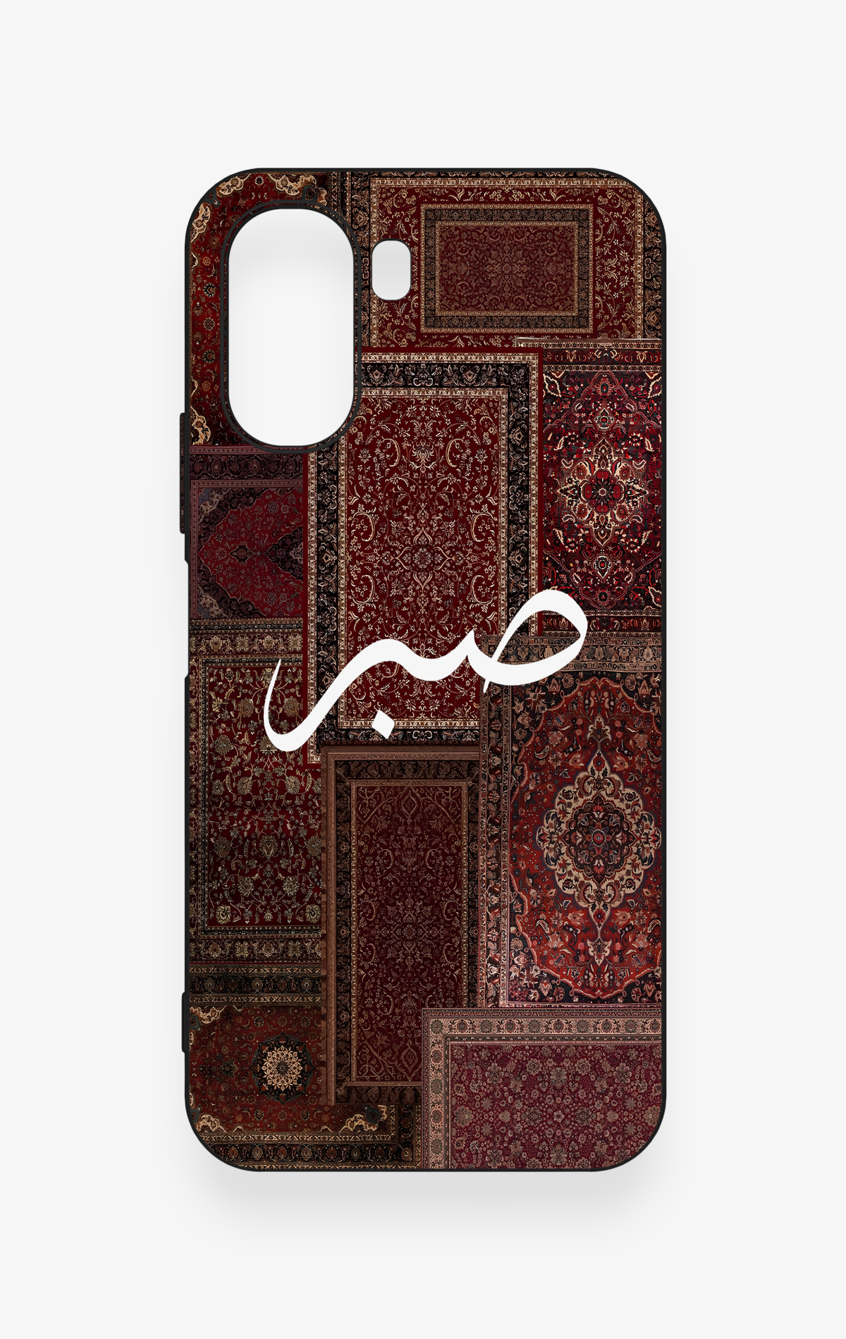 Oppo A6T Uyumlu Sabır Etnik Halı Desen Desenli Silikon Kılıf