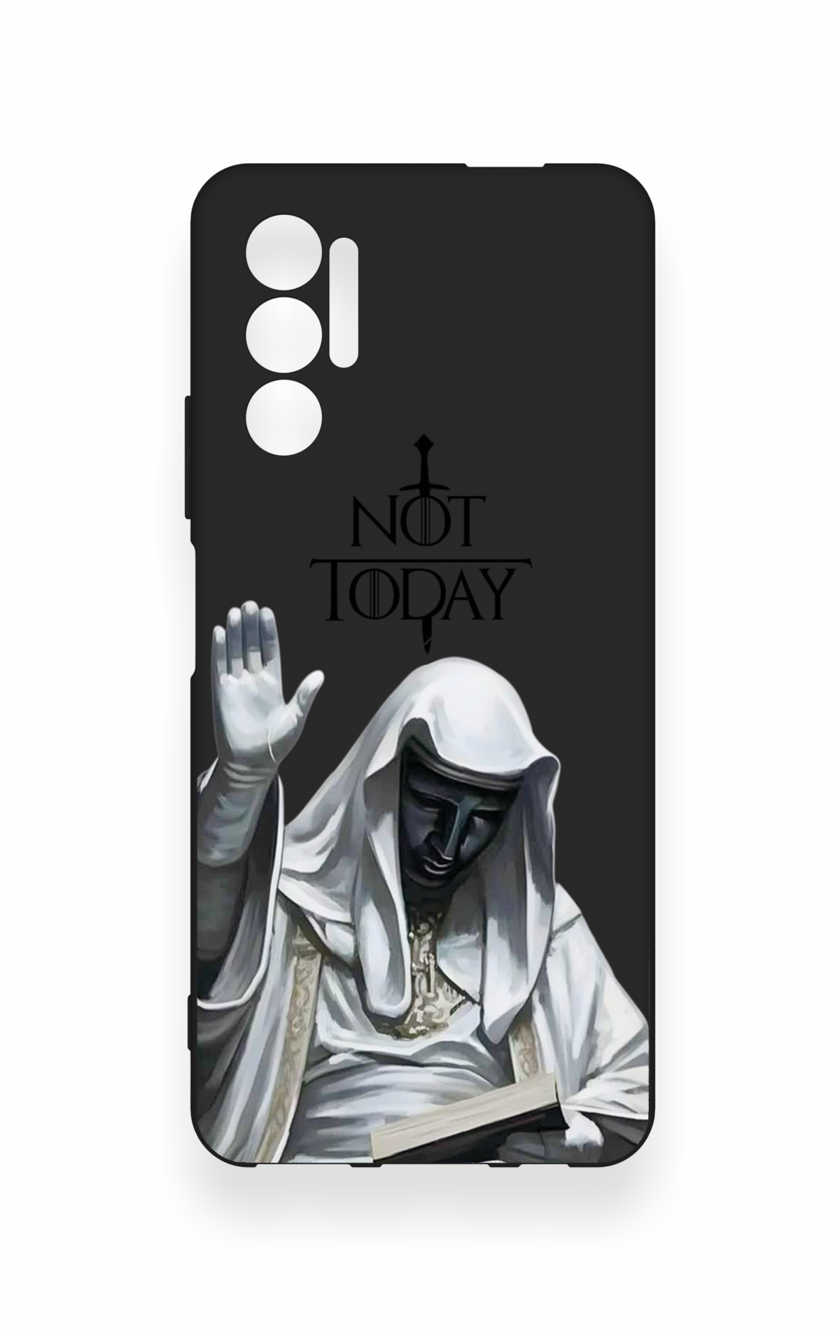 Tecno Pova 3 Uyumlu Not Today Desenli Silikon Kılıf