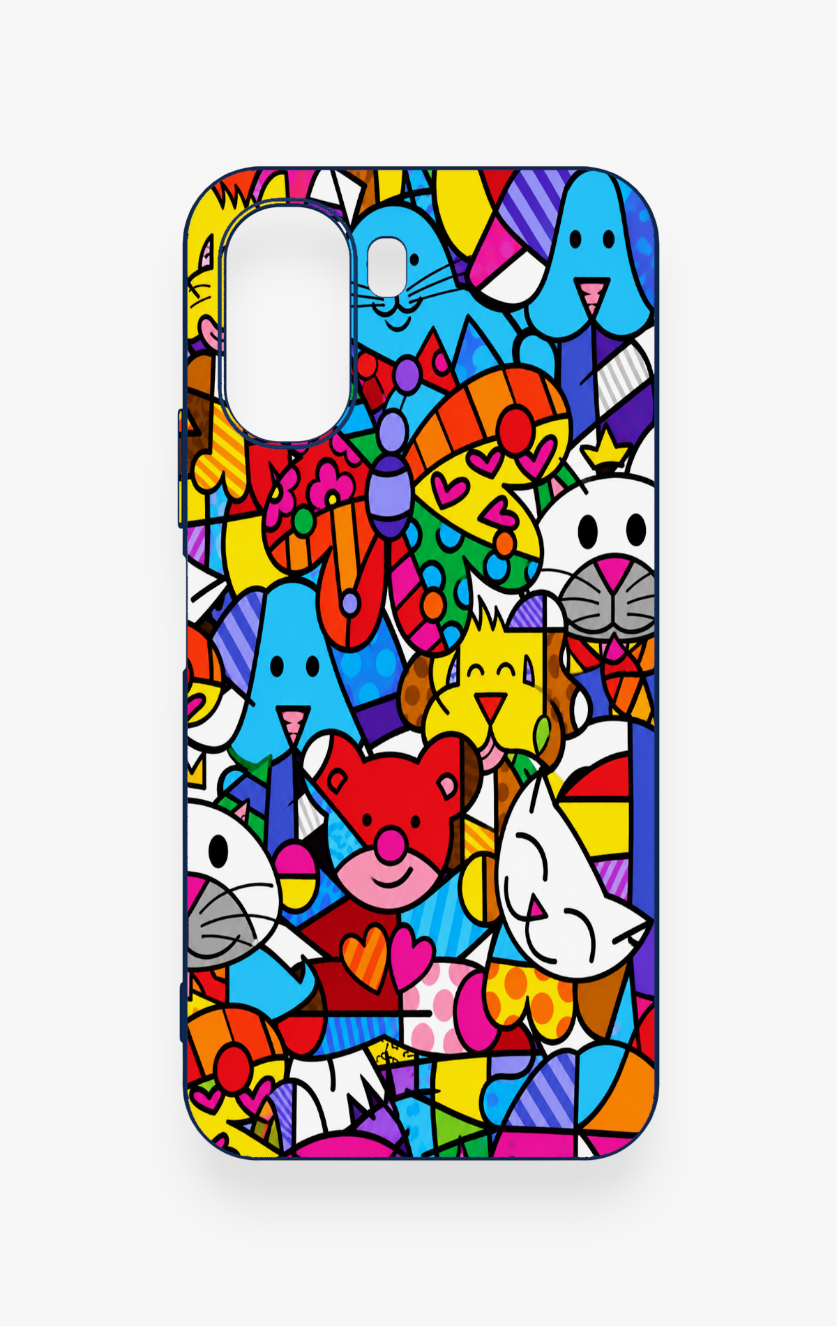 Oppo A6T Uyumlu Britto Garden Desenli Silikon Kılıf