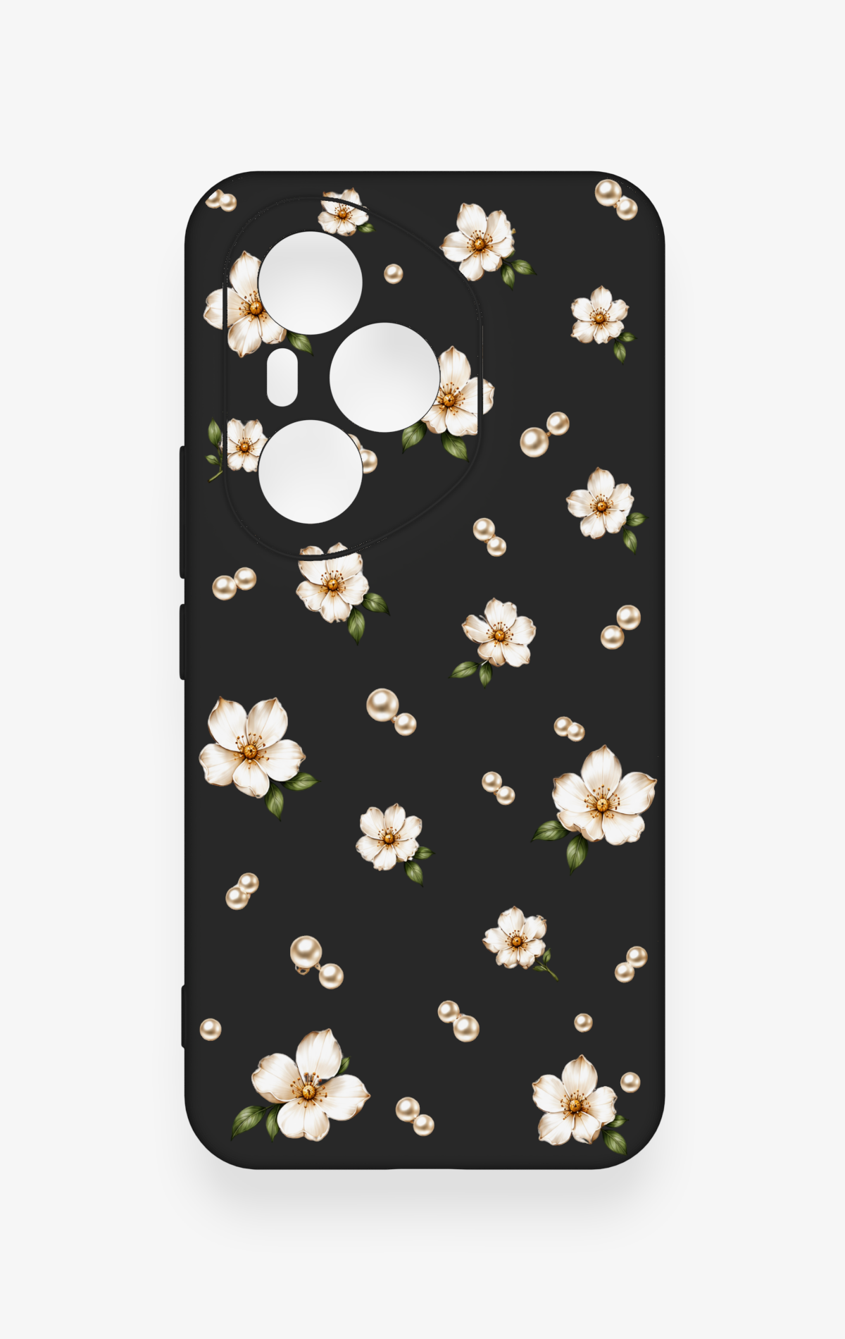 Honor 400 Pro Uyumlu İnci Papatya Desenli Silikon Kılıf