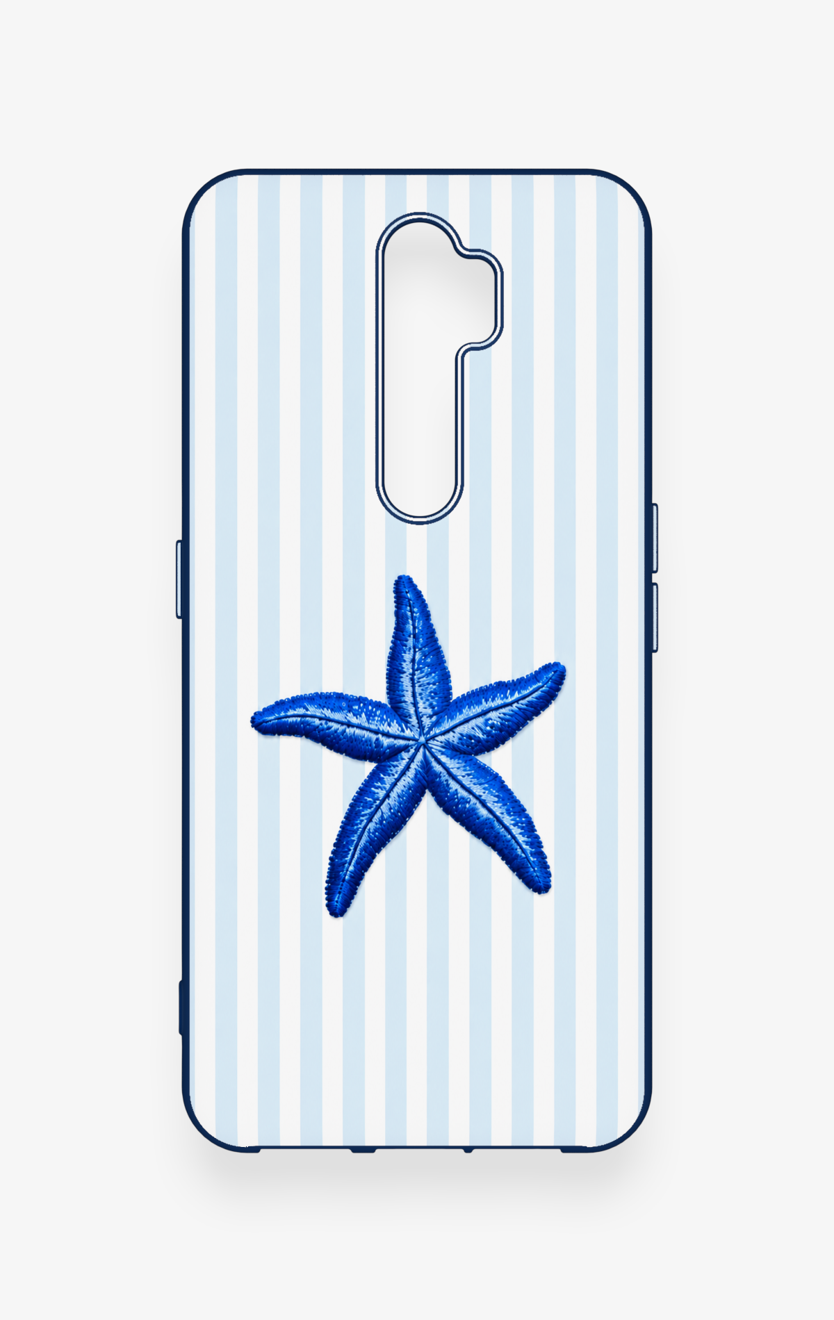 Oppo A5 2020 Uyumlu Mavi Deniz Yıldızı Desenli Silikon Kılıf