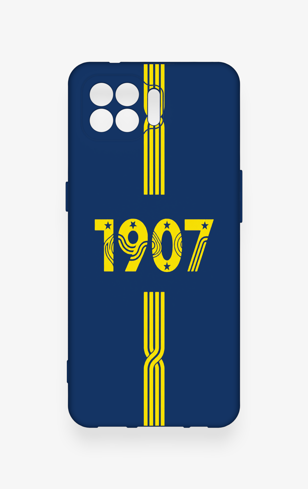 Oppo Reno 4 Lite Uyumlu 1907 Kemer Desenli Silikon Kılıf