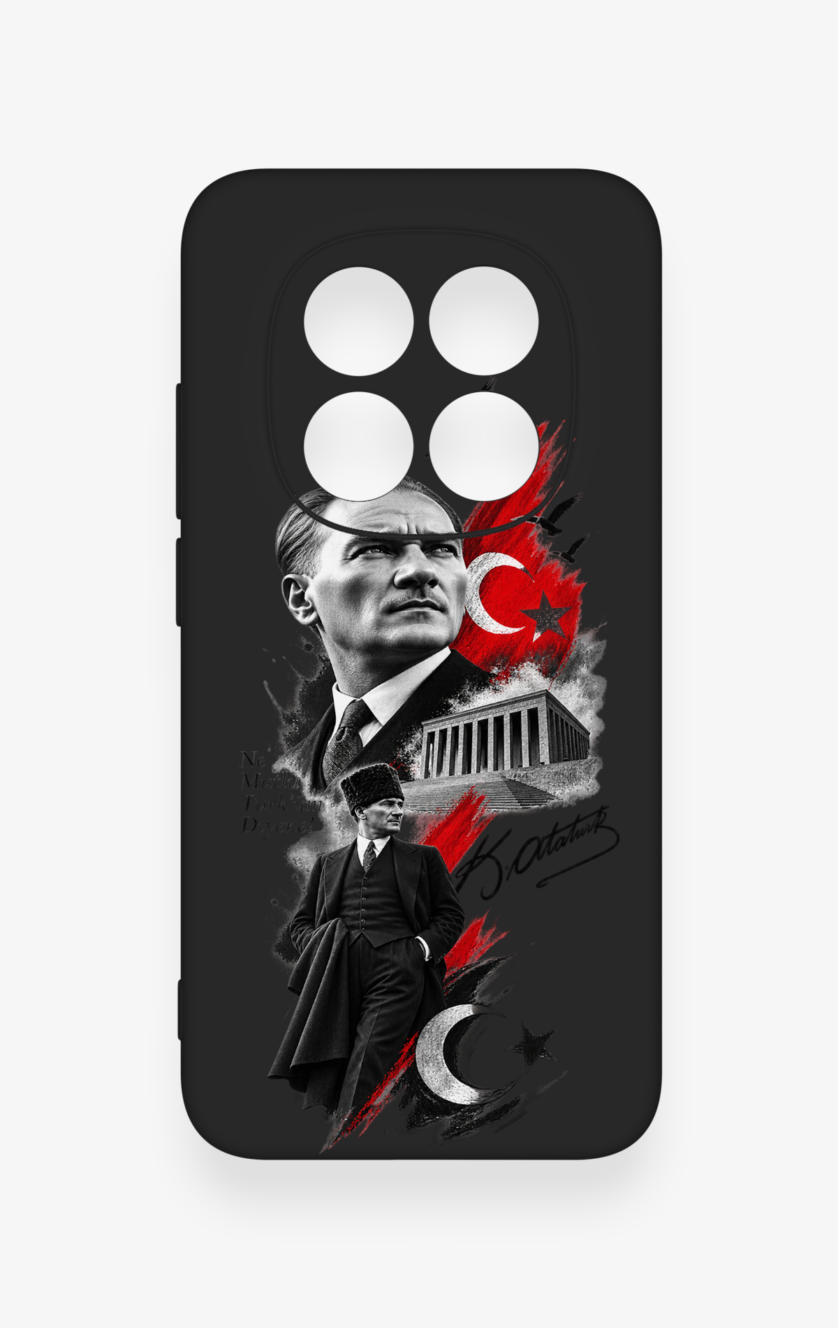 Redmi Note 15 Pro 5G Uyumlu Atatürk Anıtkabir Desenli Silikon Kılıf
