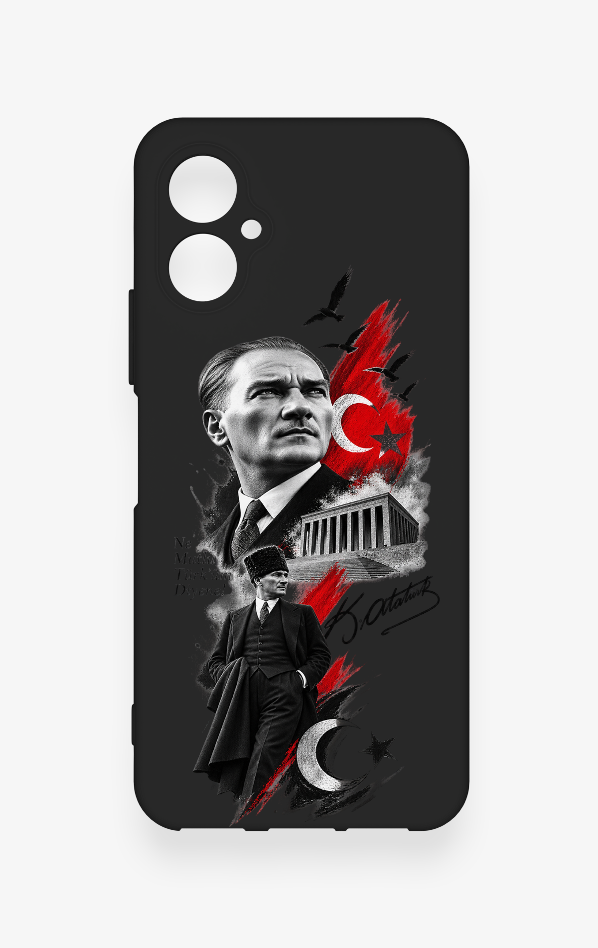 Omix X5 Uyumlu Atatürk Anıtkabir Desenli Silikon Kılıf