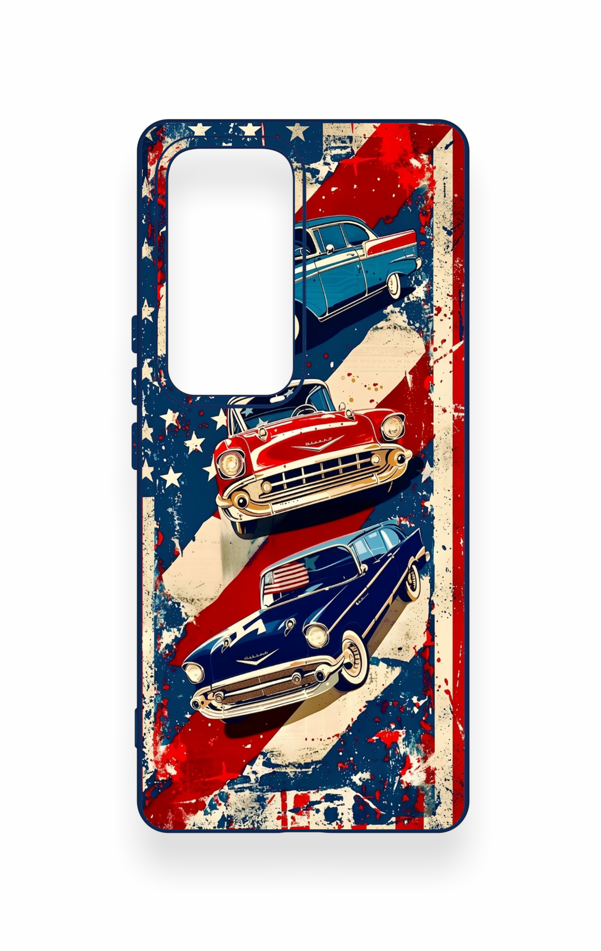 Vivo V30 Uyumlu Amerikan Chevrolet Desenli Silikon Kılıf