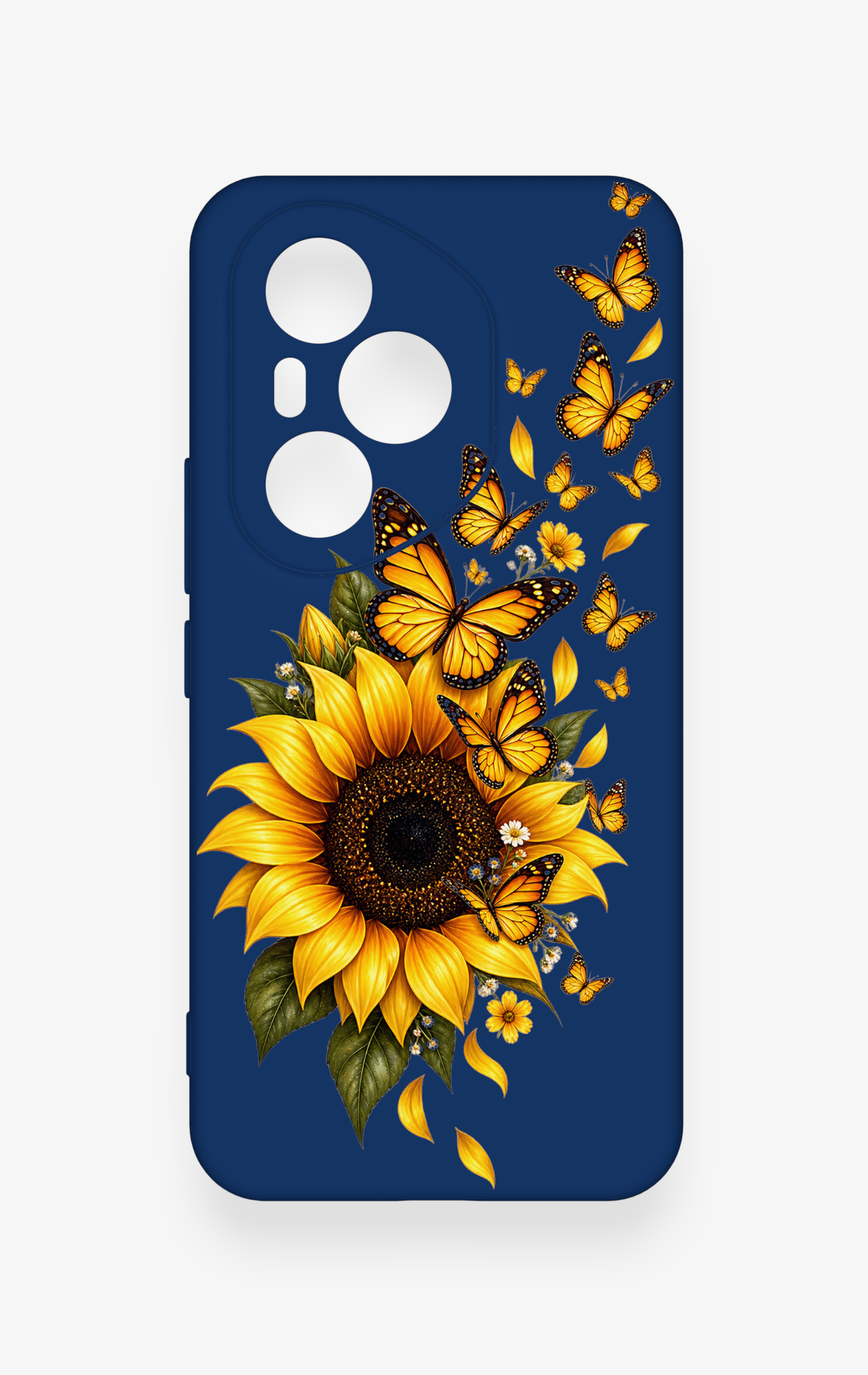 Honor 400 Pro Uyumlu Ayçiçeği Desenli Silikon Kılıf