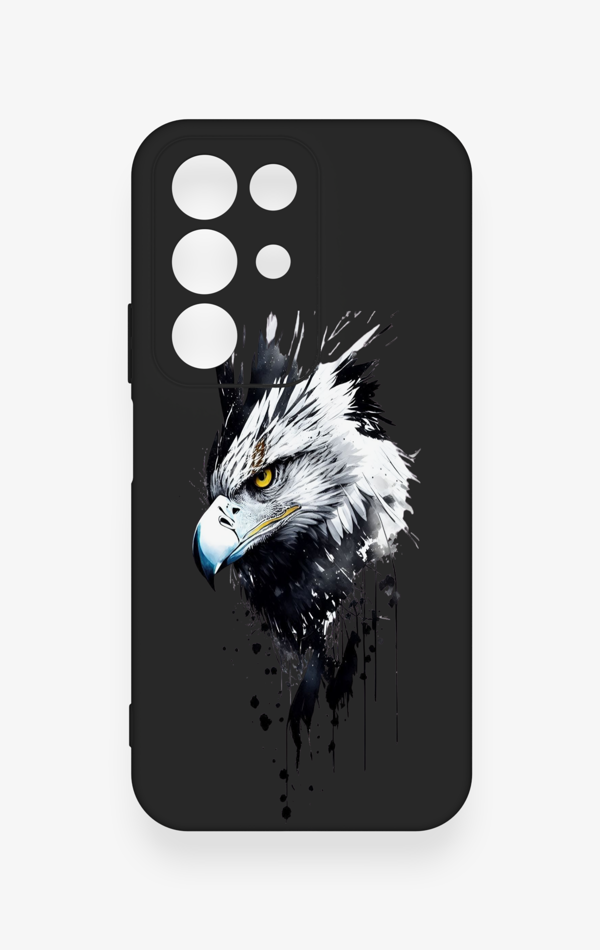 Realme C85 5G Uyumlu Bald Eagle Desenli Silikon Kılıf