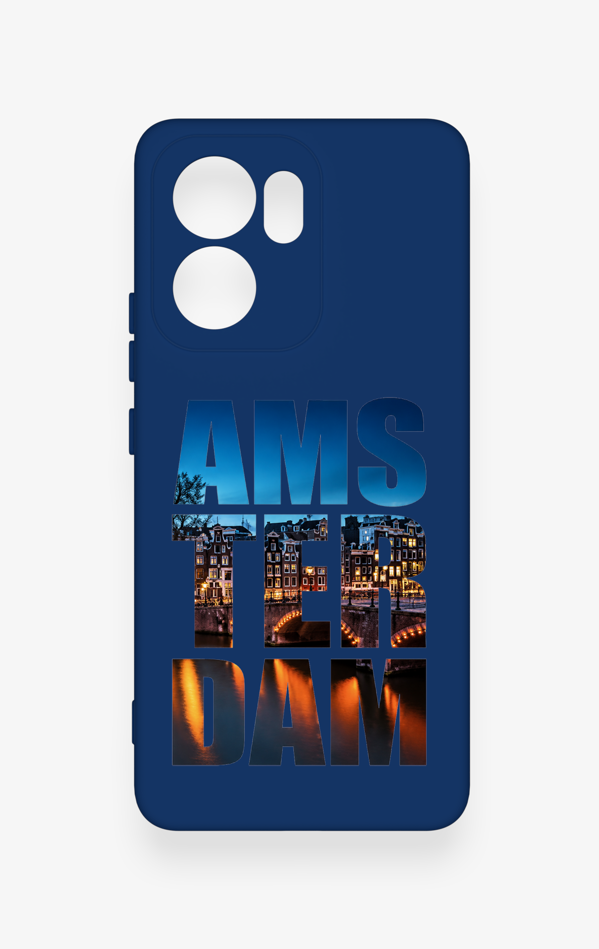 Oppo Reno 13F Uyumlu Amsterdam Desenli Silikon Kılıf