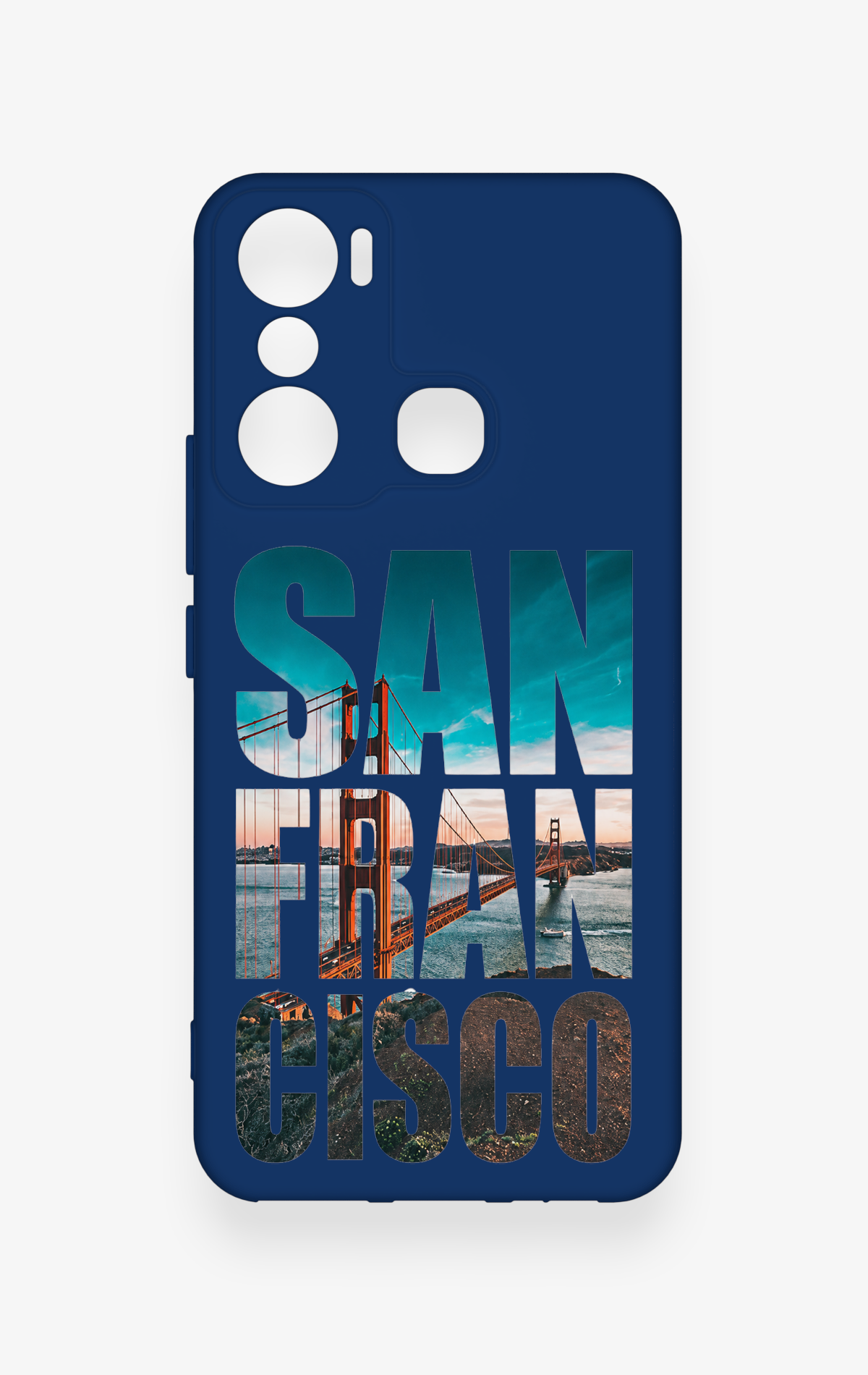 İnfinix Hot 20i Uyumlu San Francisco Desenli Silikon Kılıf