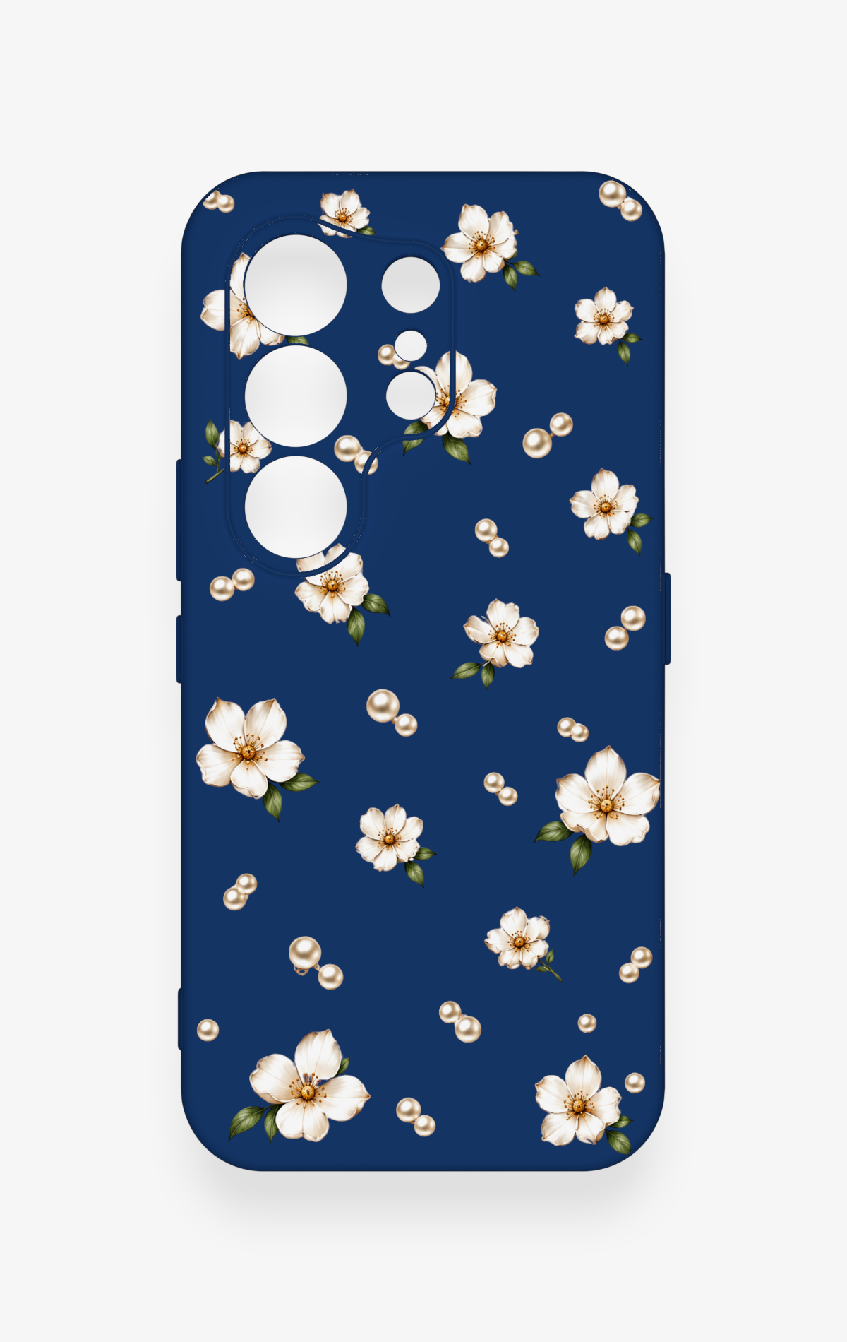 Tecno Camon 50 4G Uyumlu Papatya İnci Desenli Silikon Kılıf