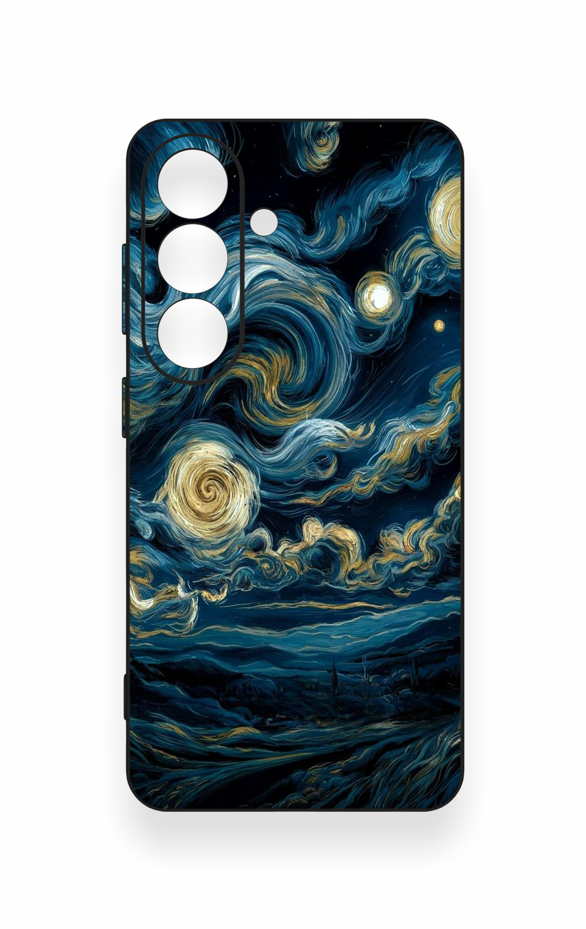 Samsung S26 Uyumlu Yıldızlı Gece Desenli Silikon Kılıf