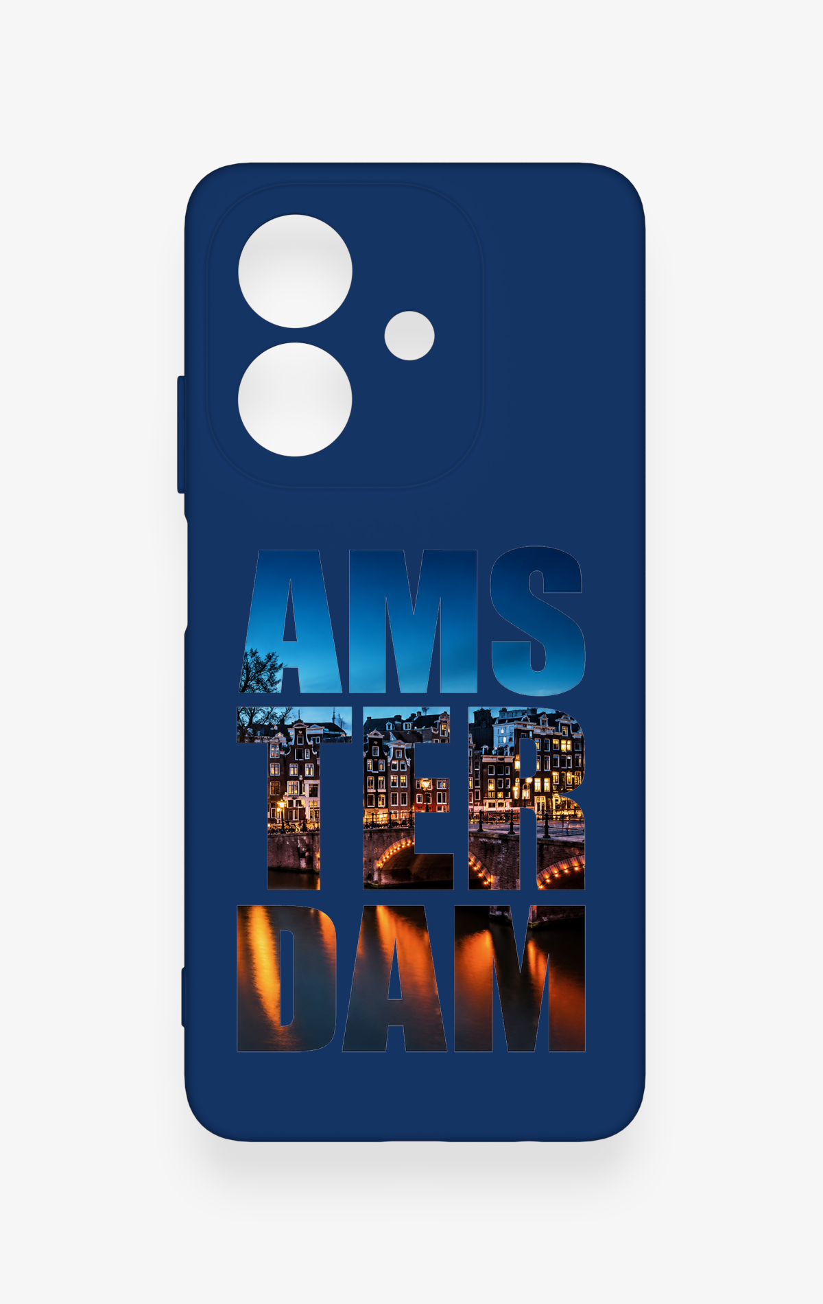 Oppo A3 Uyumlu Amsterdam Desenli Silikon Kılıf