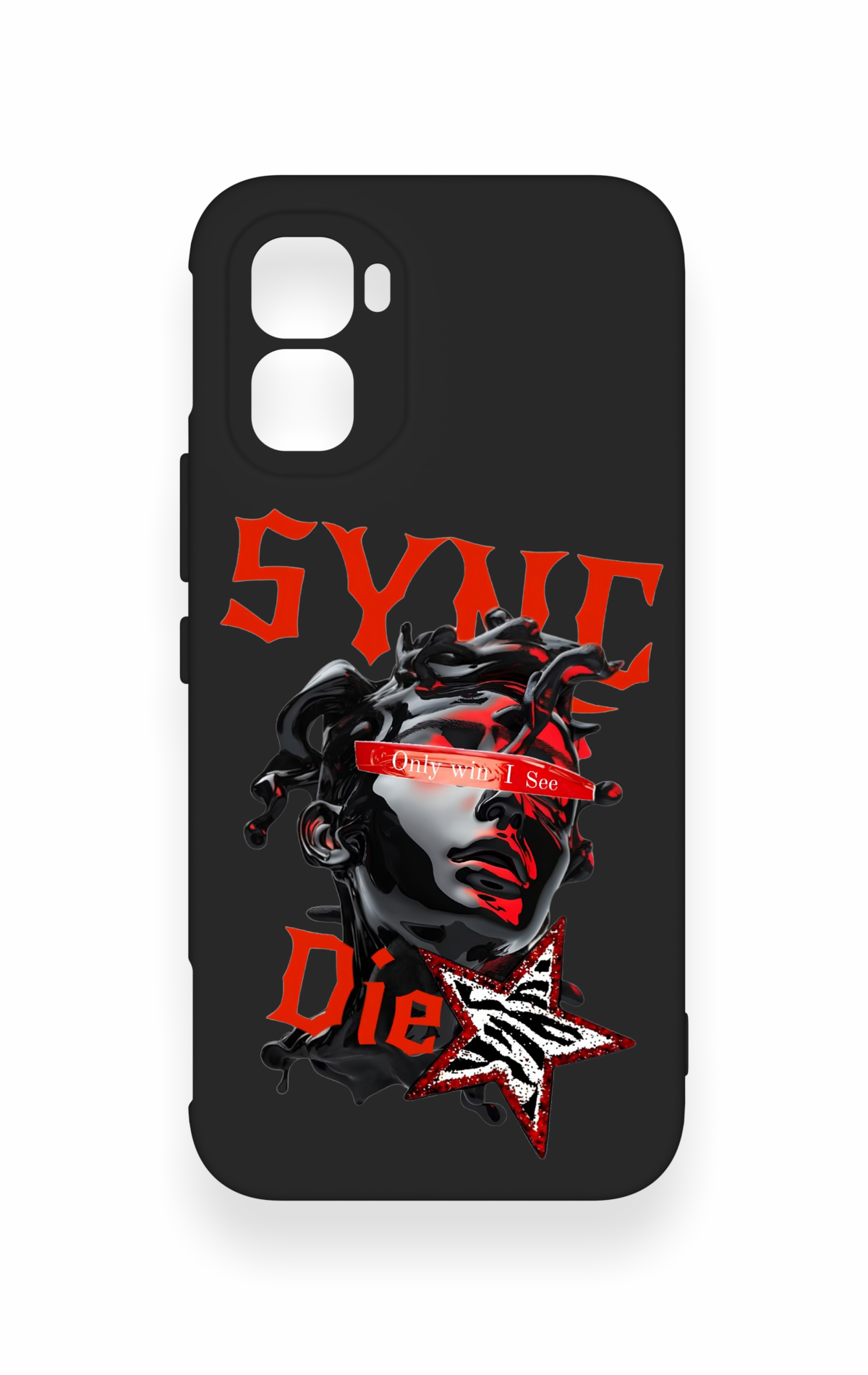 İnfinix GT 50 Pro Uyumlu Sync Die Desenli Silikon Kılıf