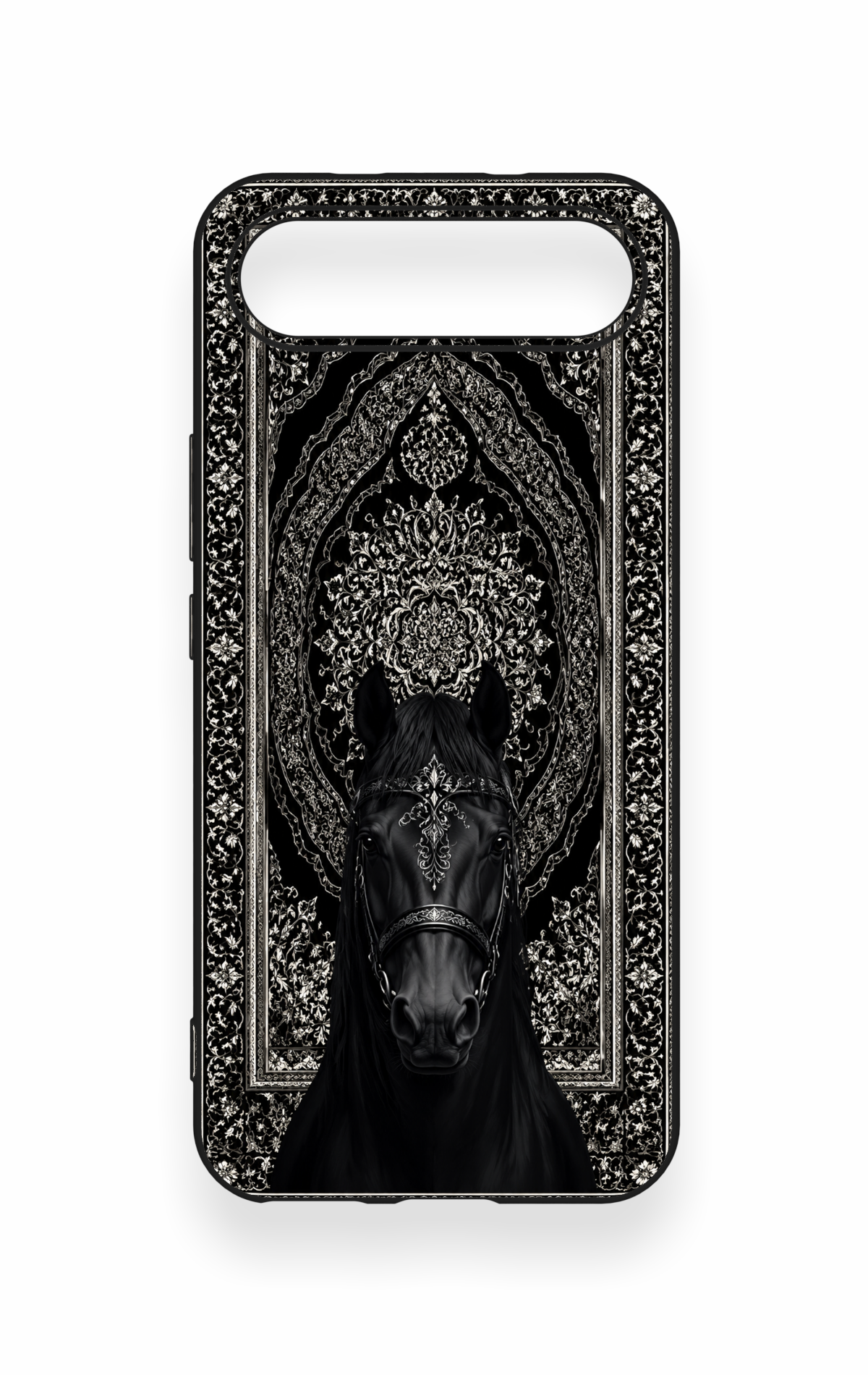Tecno Spark Slim Uyumlu Etnik At Figürü Desenli Silikon Kılıf