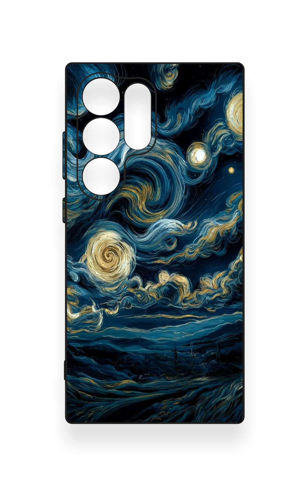 Samsung S24 Ultra Uyumlu Yıldızlı Gece Desenli Silikon Kılıf