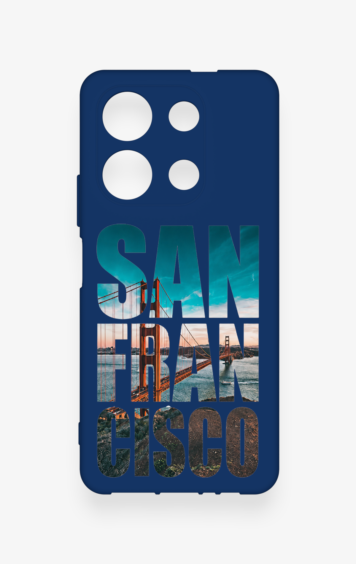 İnfinix Note 30 Uyumlu San Francisco Desenli Silikon Kılıf