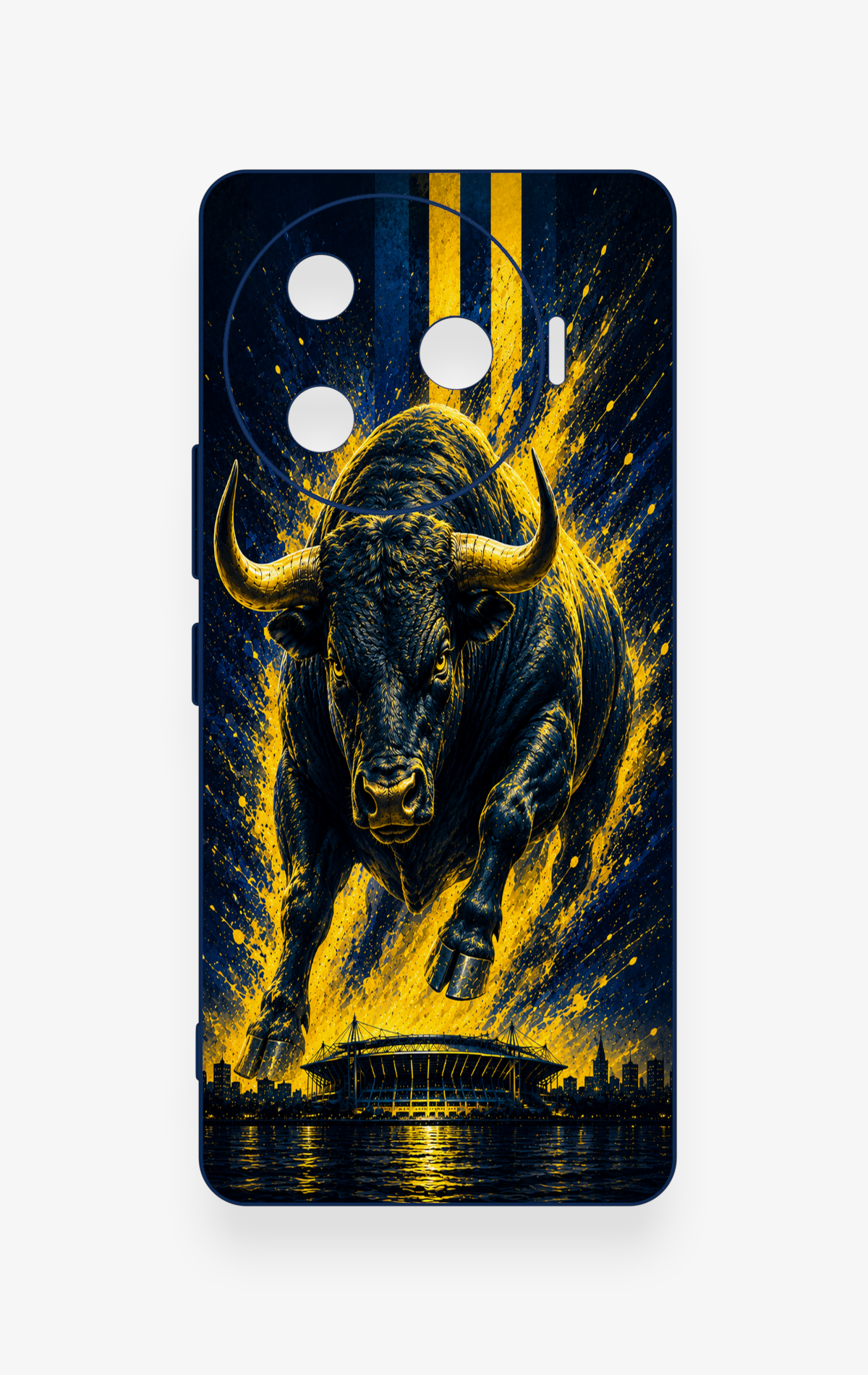 Tecno Camon 30 Pro 5G Uyumlu Kadiköy Boğası Desenli Silikon Kılıf