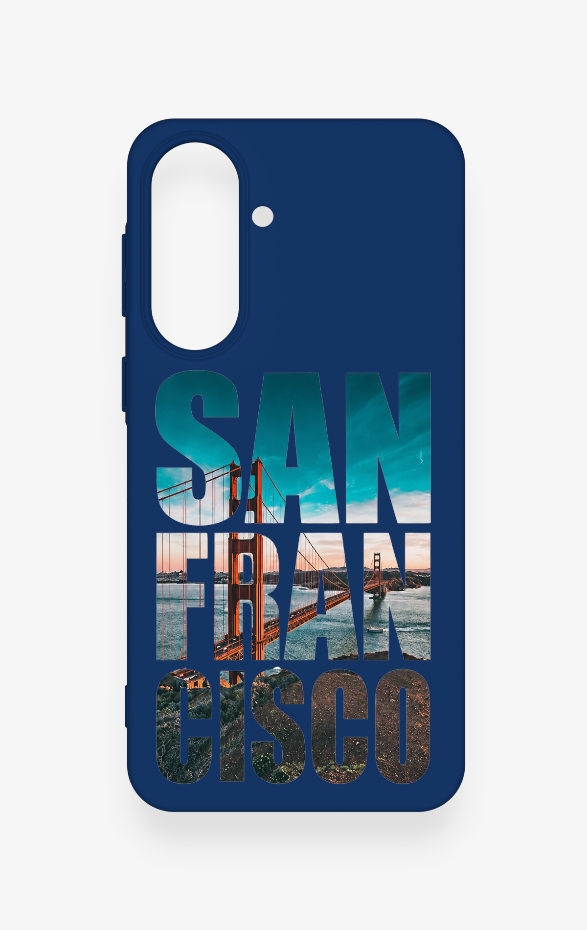 Samsung A37 Uyumlu San Francisco Desenli Silikon Kılıf
