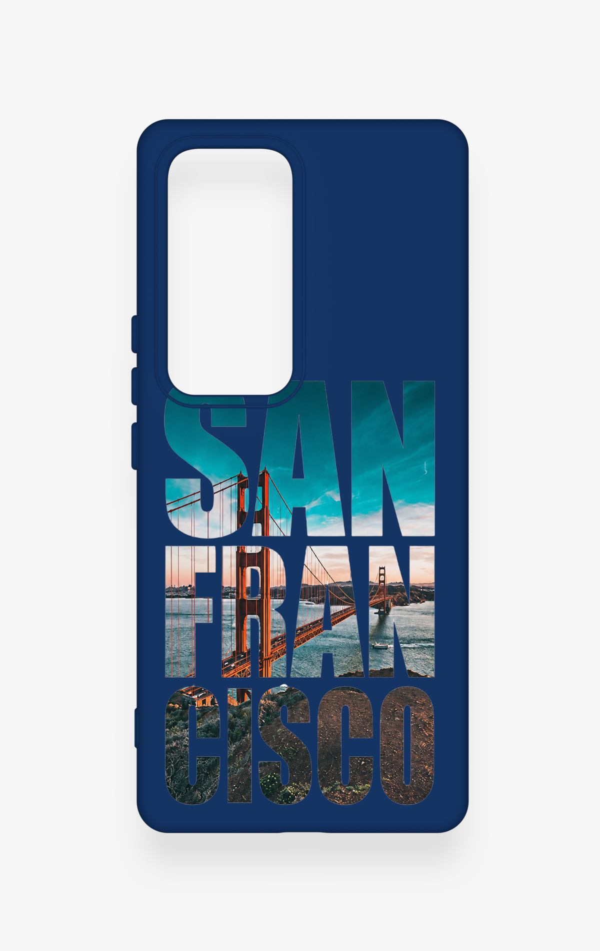 Vivo V30 Uyumlu San Francisco Desenli Silikon Kılıf