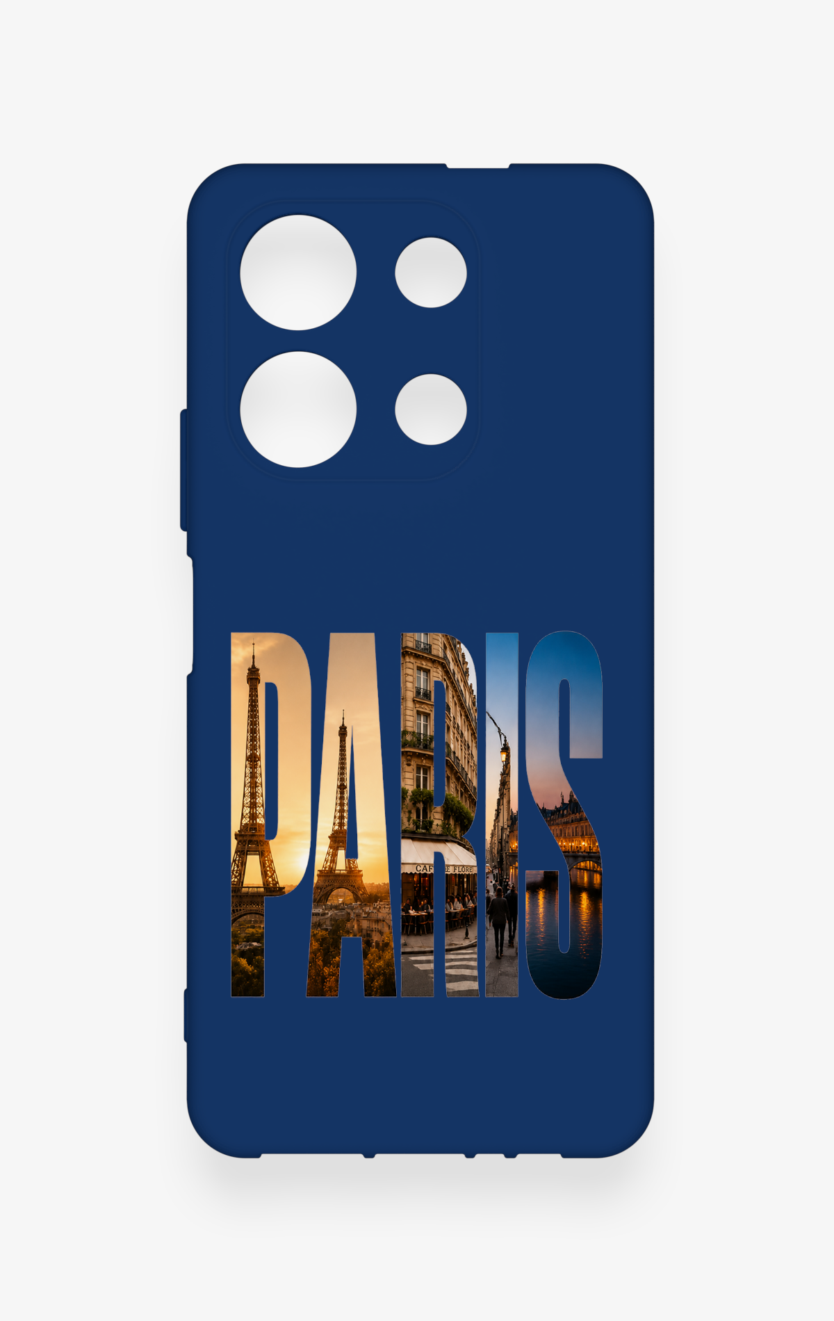 İnfinix Note 30 Uyumlu Paris Desenli Silikon Kılıf