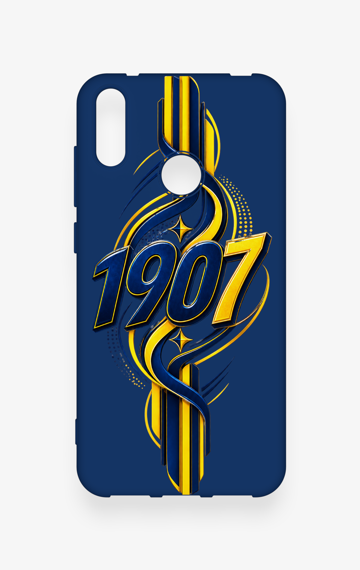 Huawei Y7 2019 Uyumlu FB-1907 Desenli Silikon Kılıf