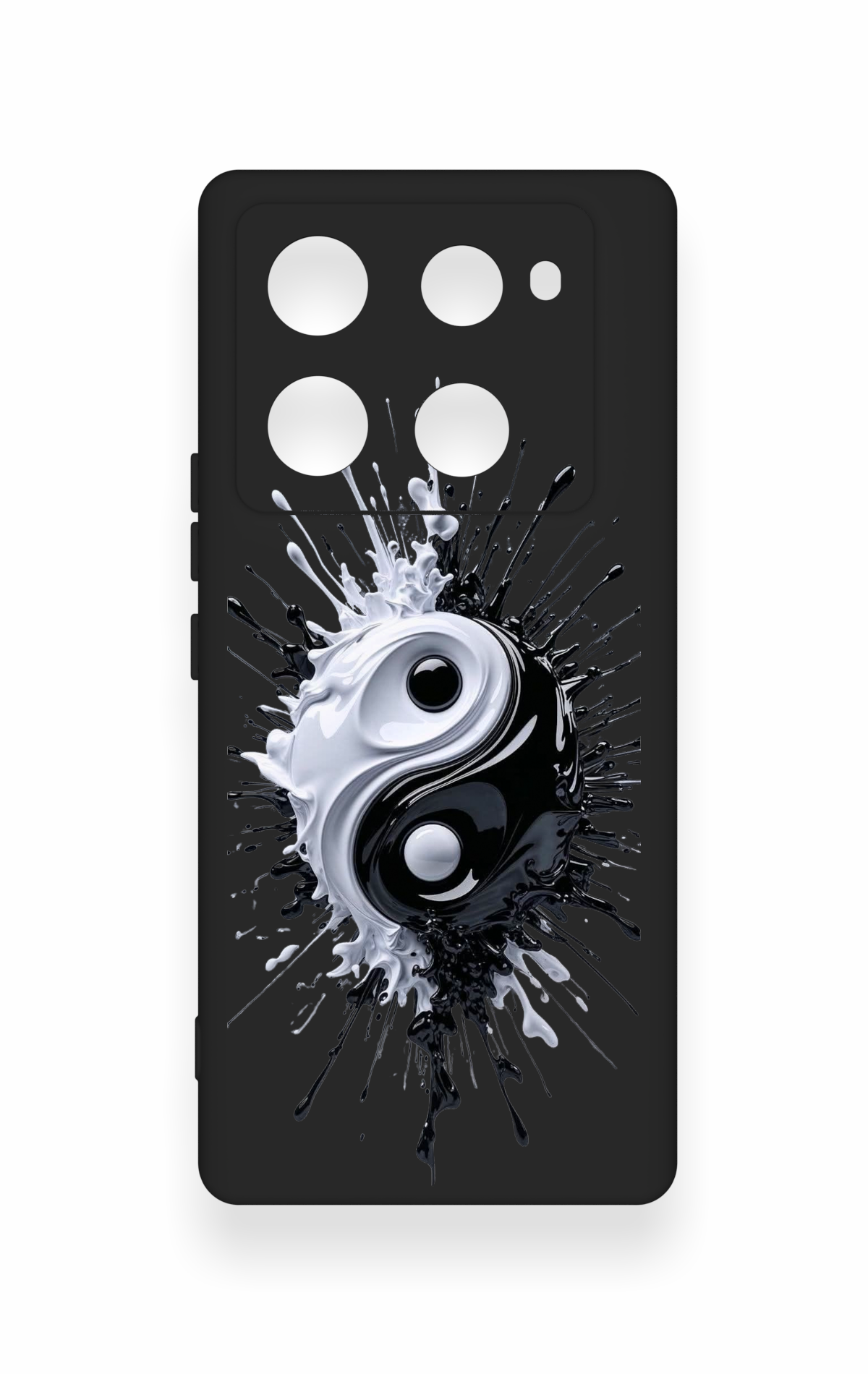 İnfinix Note 40 Pro Uyumlu İyi ve Kötü Desenli Silikon Kılıf