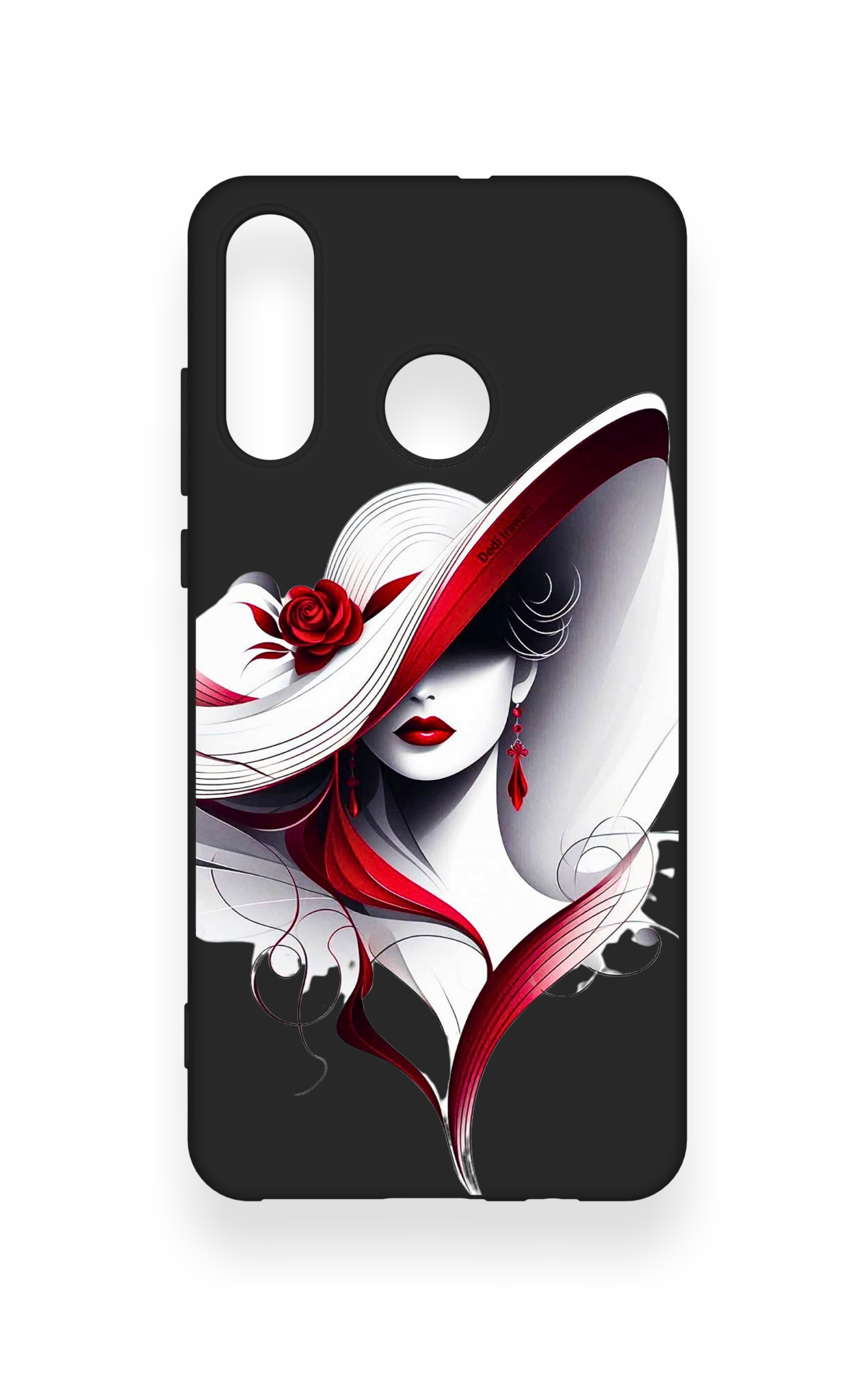 Huawei P30 Lite Uyumlu Matmazel Desenli Silikon Kılıf