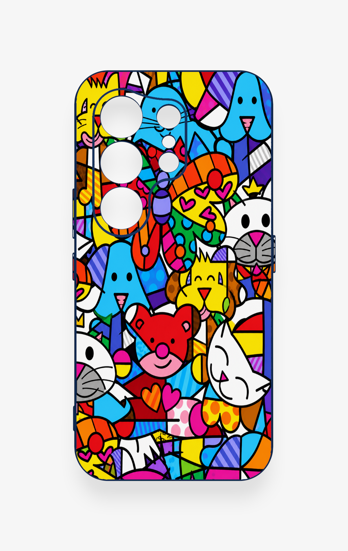 Tecno Camon 50 4G Uyumlu Britto Garden Desenli Silikon Kılıf
