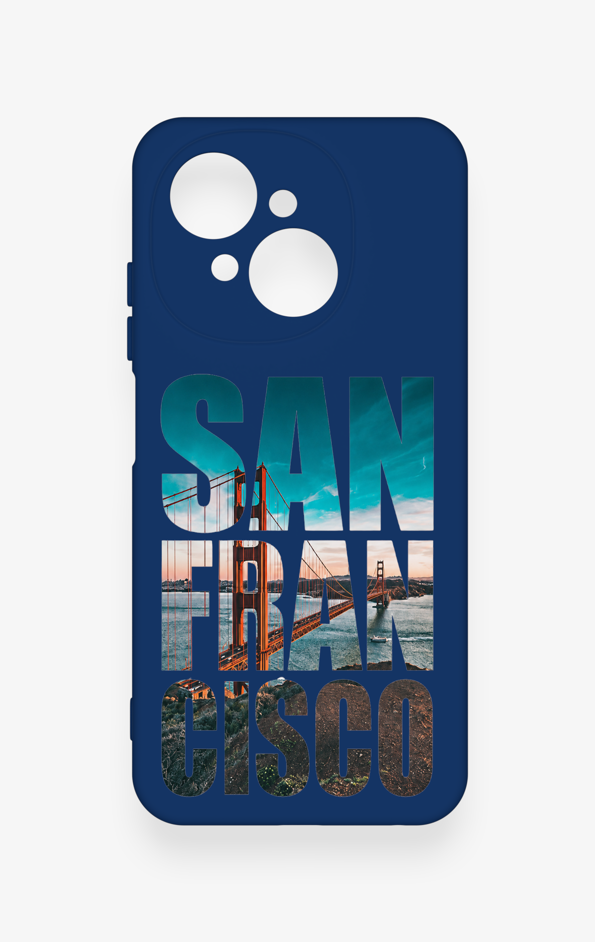 Tecno Spark Go1 Uyumlu San Francisco Desenli Silikon Kılıf
