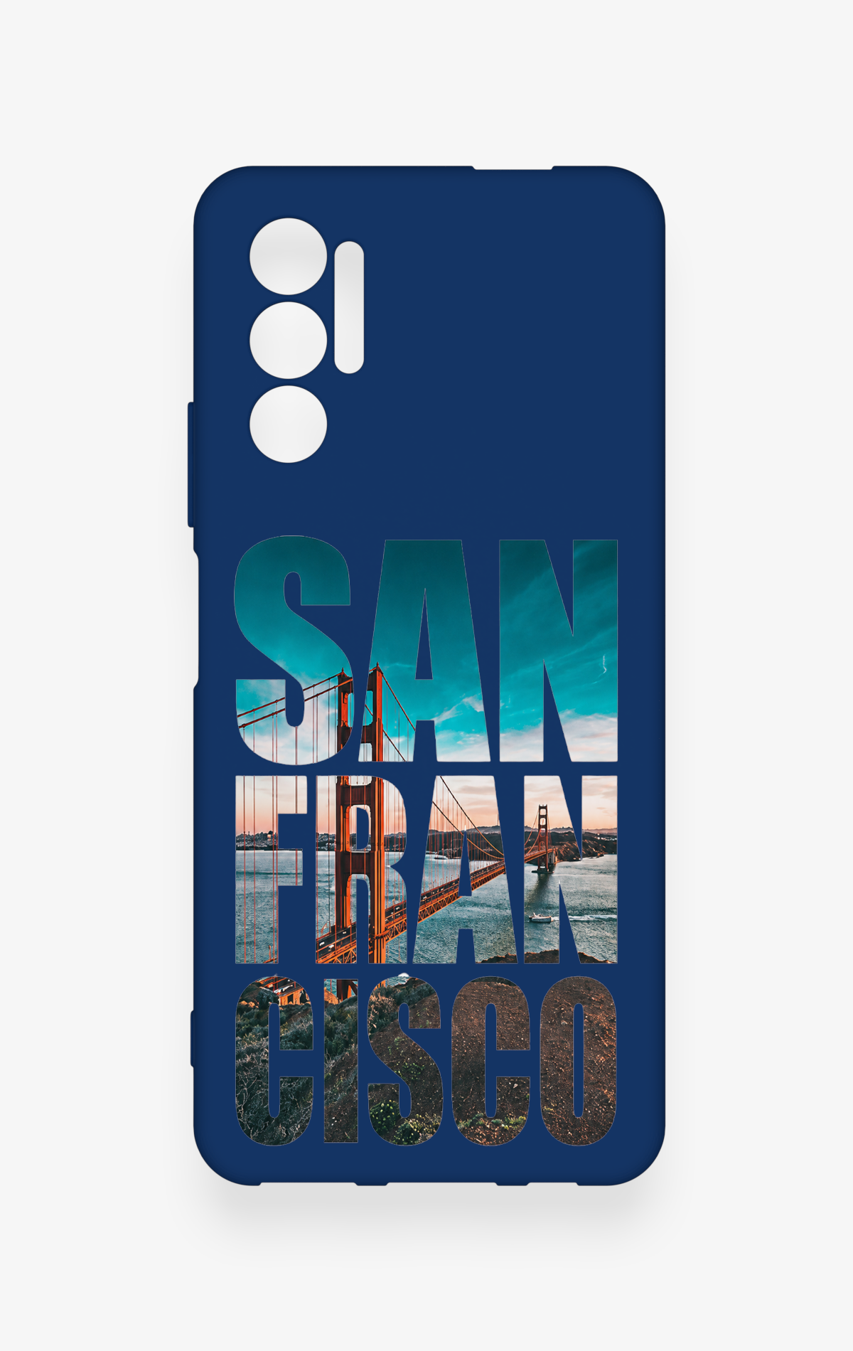 Tecno Pova 3 Uyumlu San Francisco Desenli Silikon Kılıf