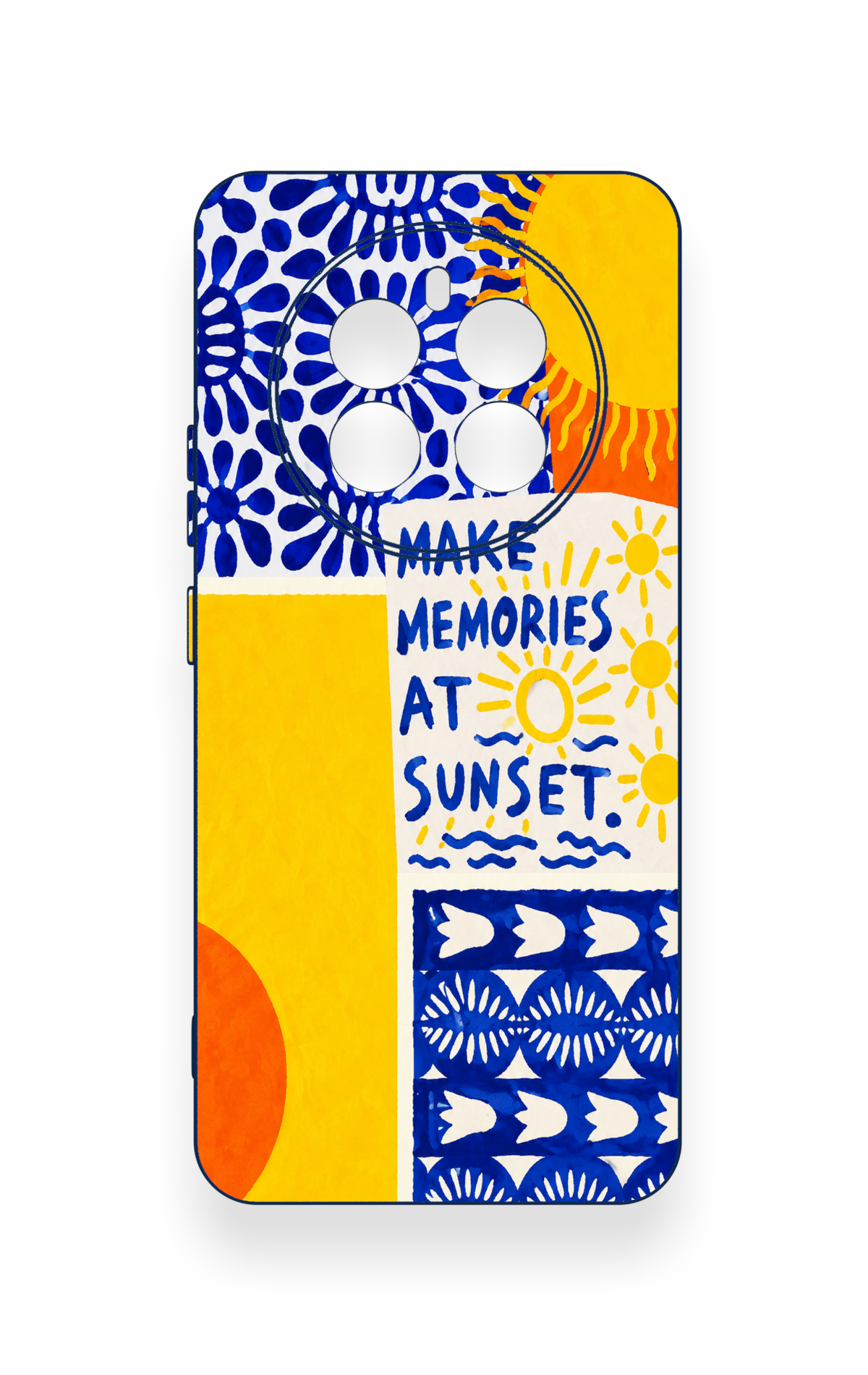 Realme 12 4G Uyumlu Sunset Desenli Silikon Kılıf