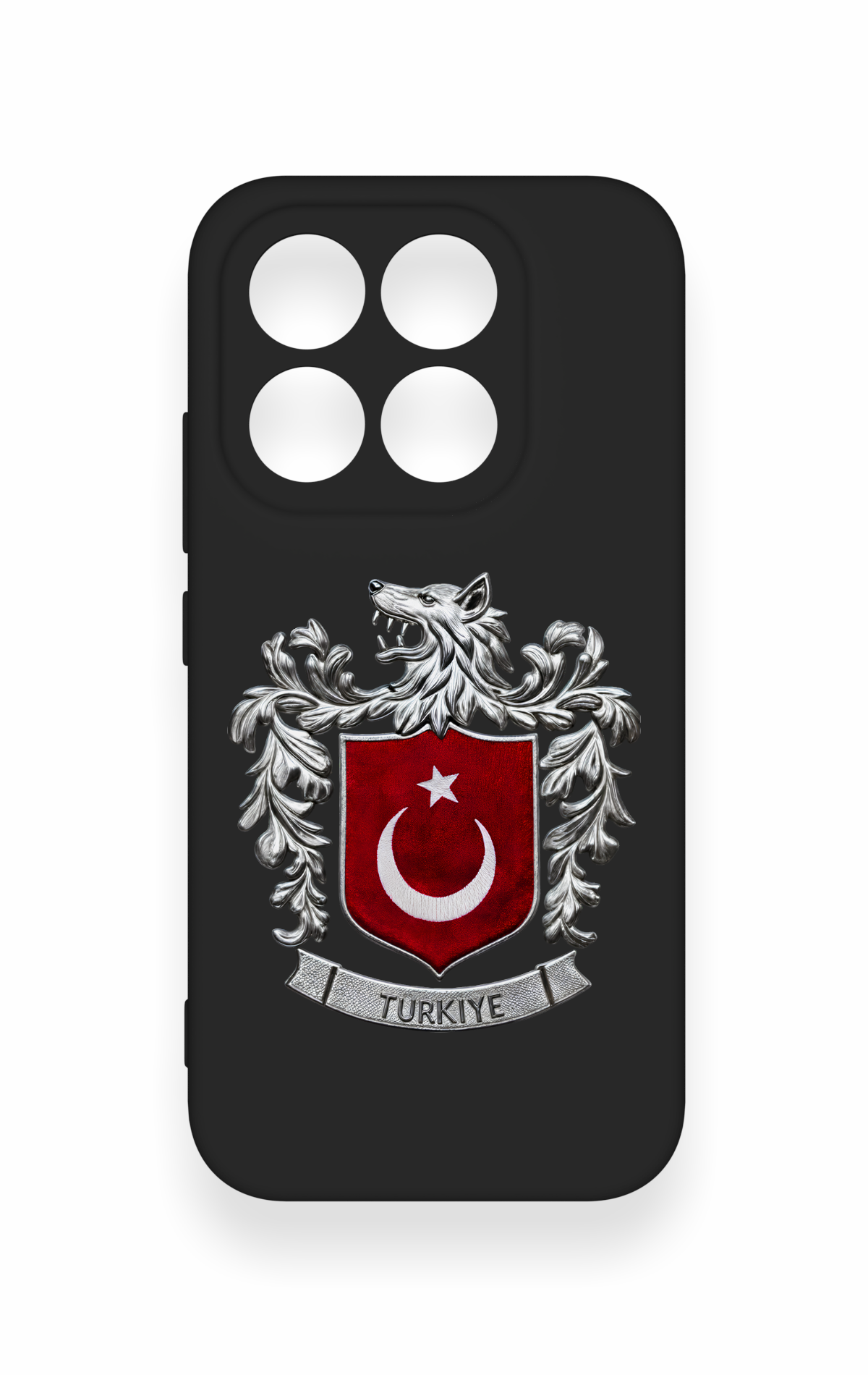 Xiaomi Mi 17 5G Uyumlu Türk Arma Desenli Silikon Kılıf