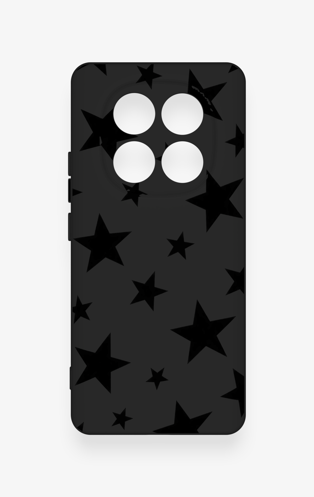 Redmi Note 14 Pro 5G Uyumlu Siyah Star Desenli Silikon Kılıf