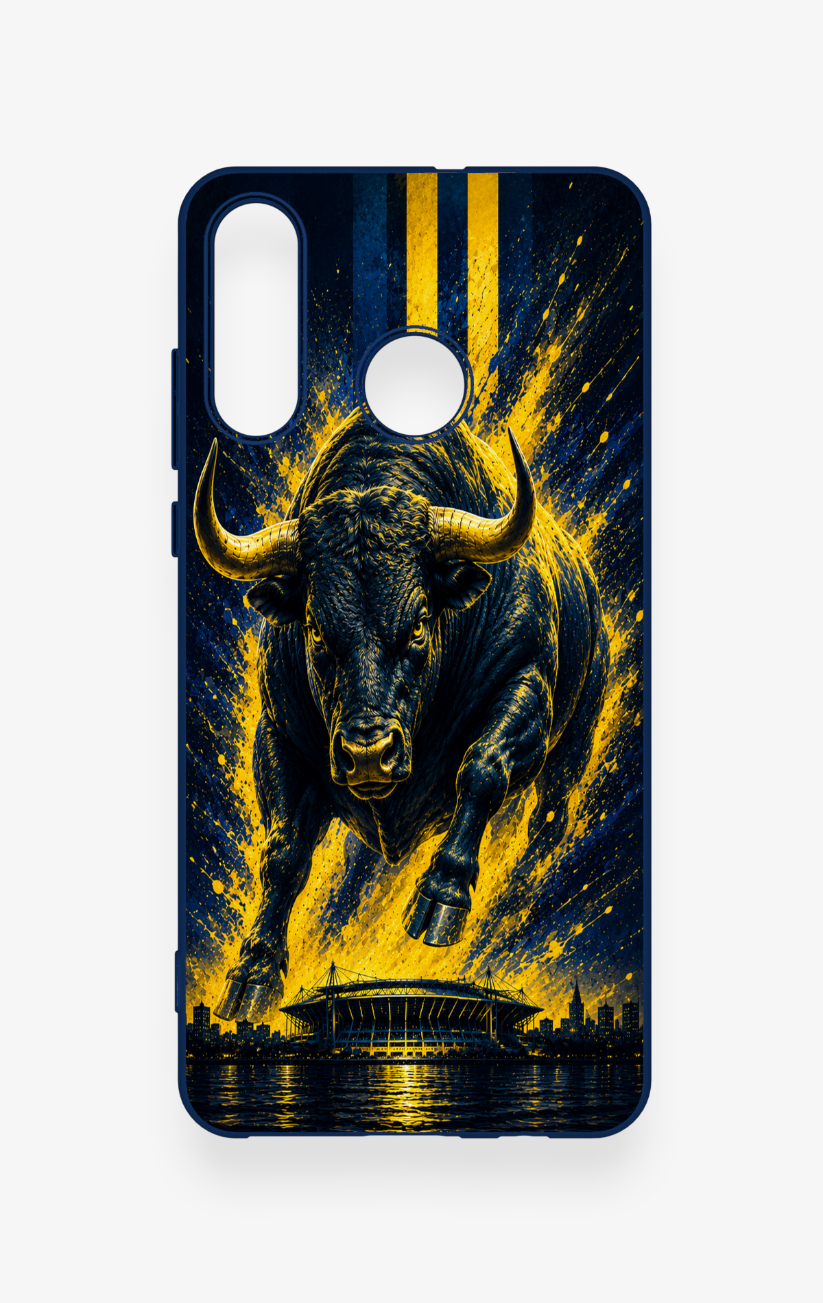Huawei P30 Lite Uyumlu Kadiköy Boğası Desenli Silikon Kılıf