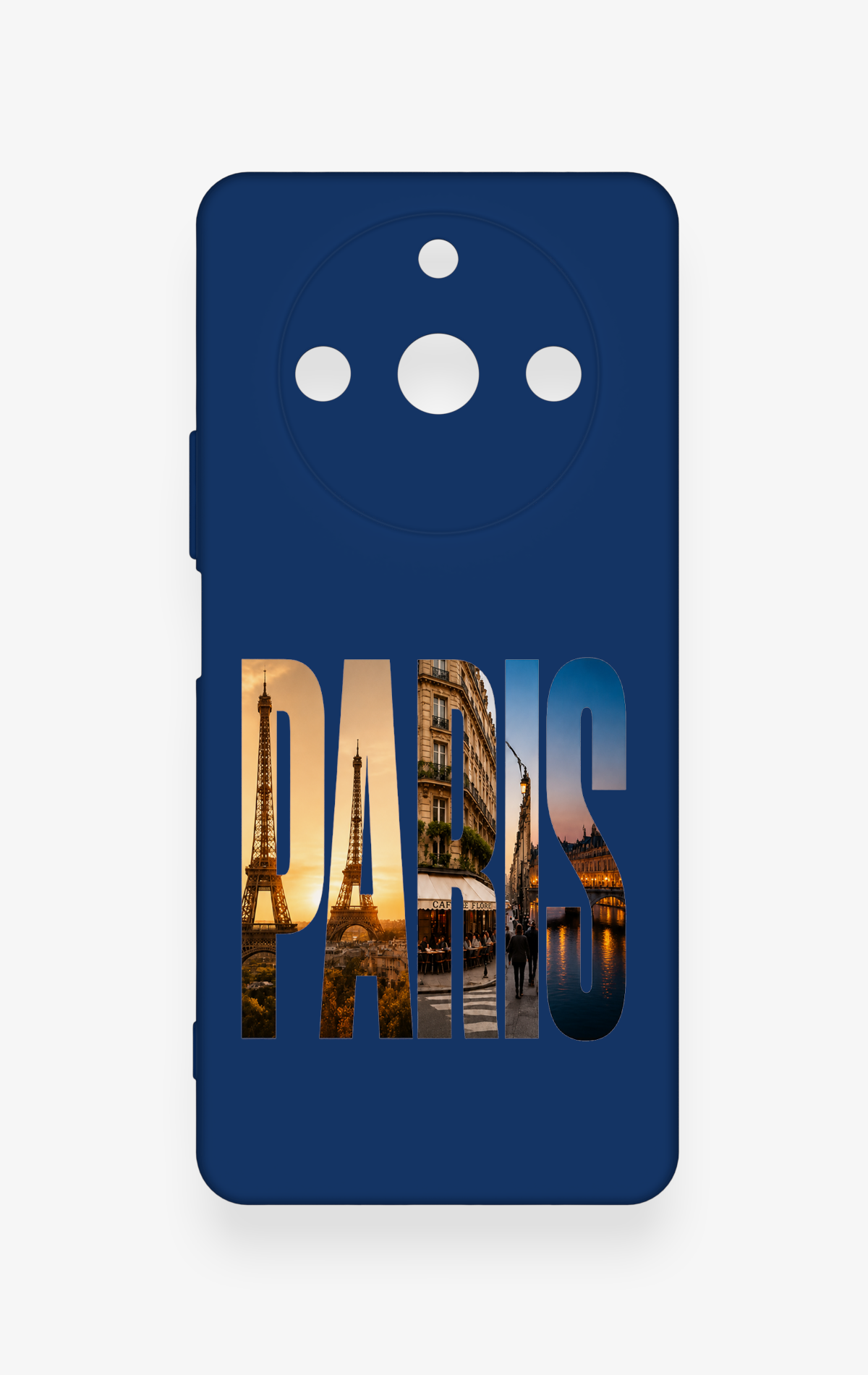 Realme 11 Pro Uyumlu Paris Desenli Silikon Kılıf