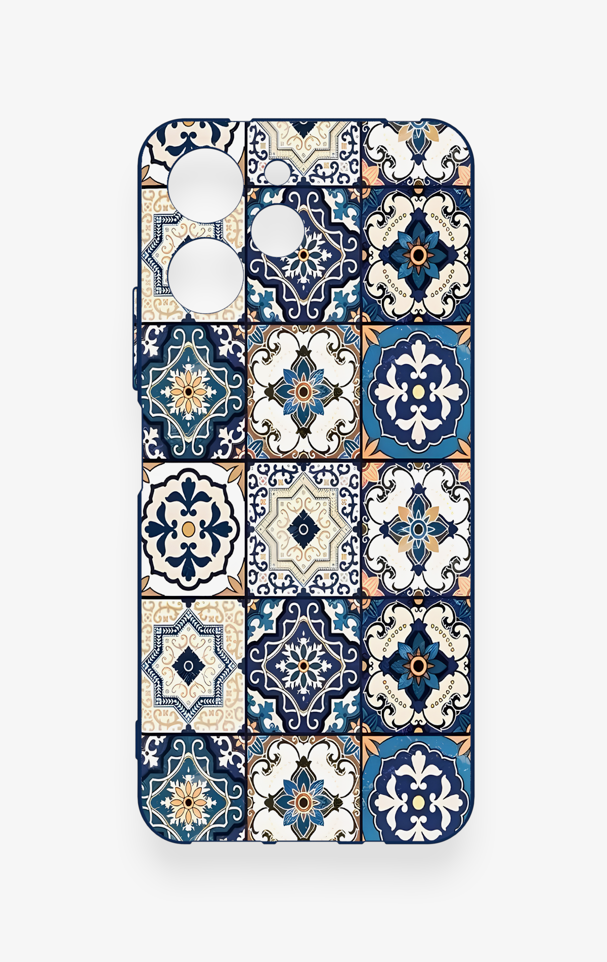 Redmi 12 Uyumlu Mozaik Çini Desenli Silikon Kılıf