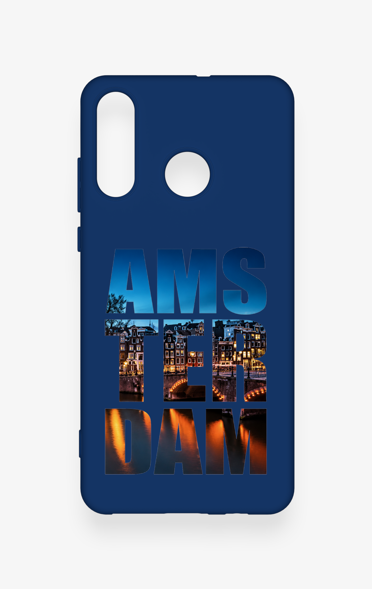 Huawei P30 Lite Uyumlu Amsterdam Desenli Silikon Kılıf