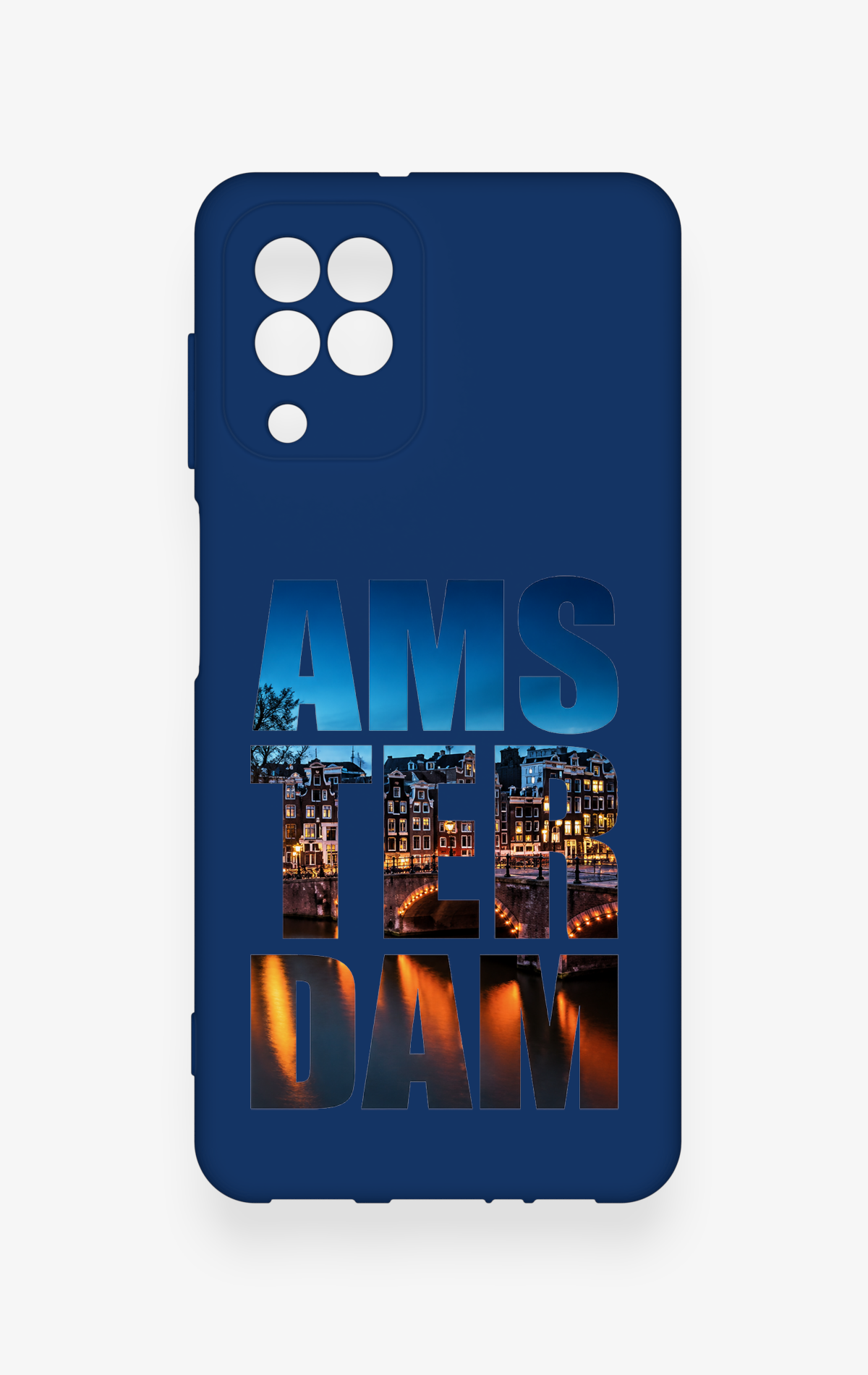 Samsung A22 Uyumlu Amsterdam Desenli Silikon Kılıf