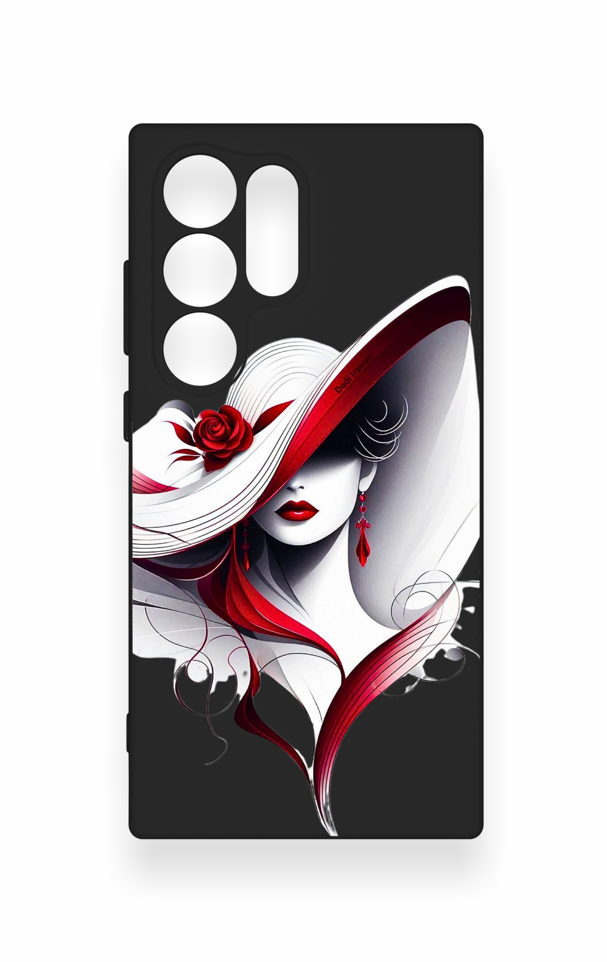 Samsung S24 Ultra Uyumlu Matmazel Desenli Silikon Kılıf