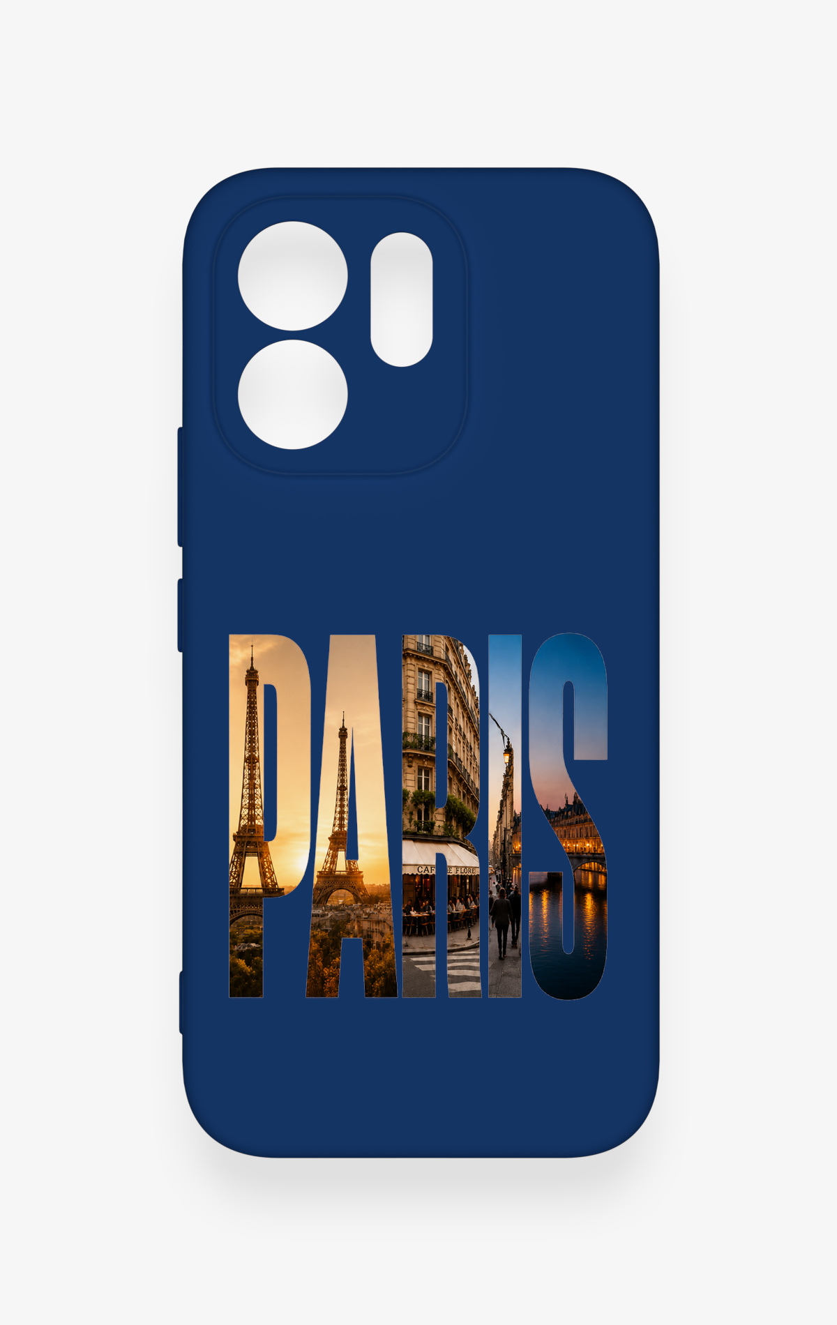 Vivo V70 5G Uyumlu Paris Desenli Silikon Kılıf
