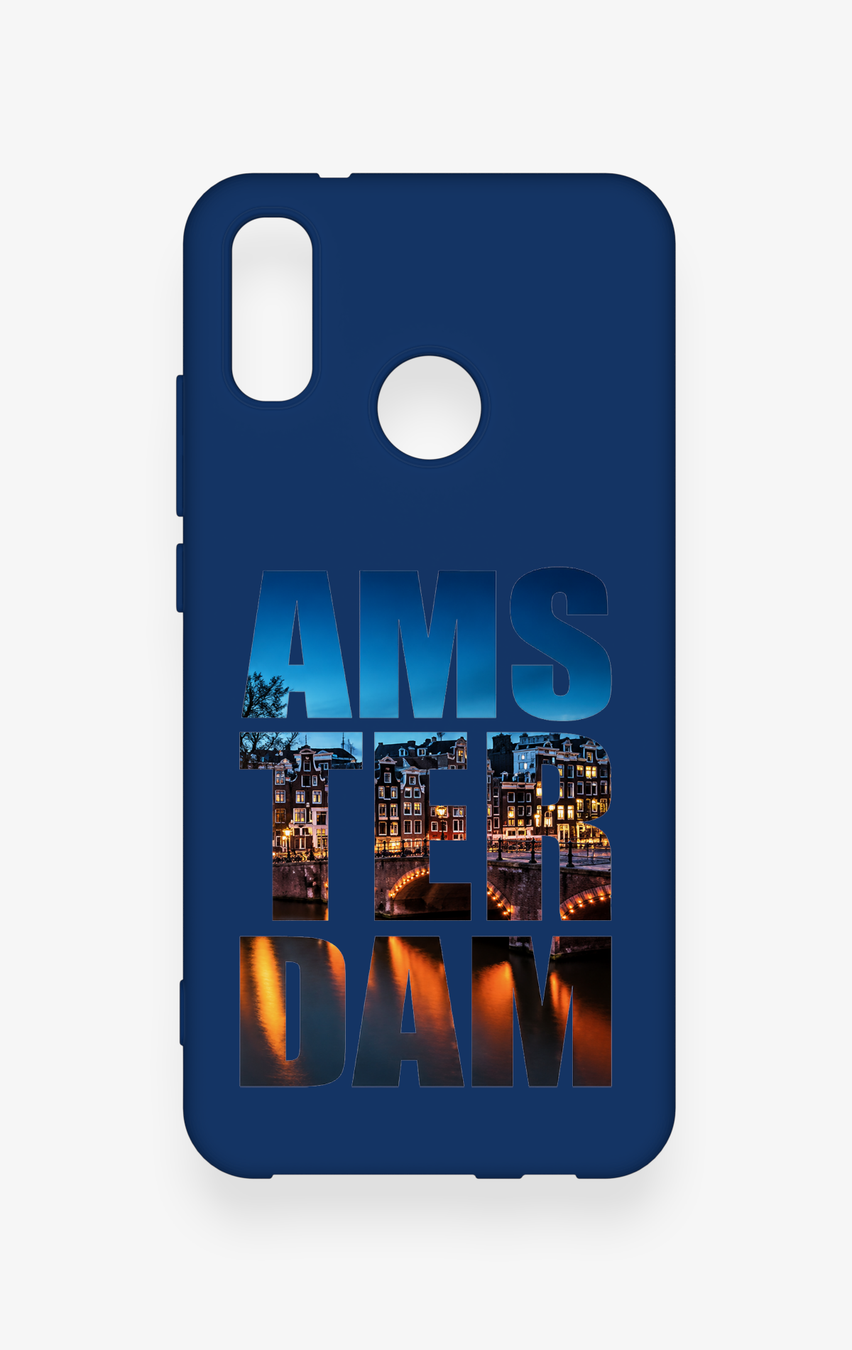 Huawei P20 Lite Uyumlu Amsterdam Desenli Silikon Kılıf