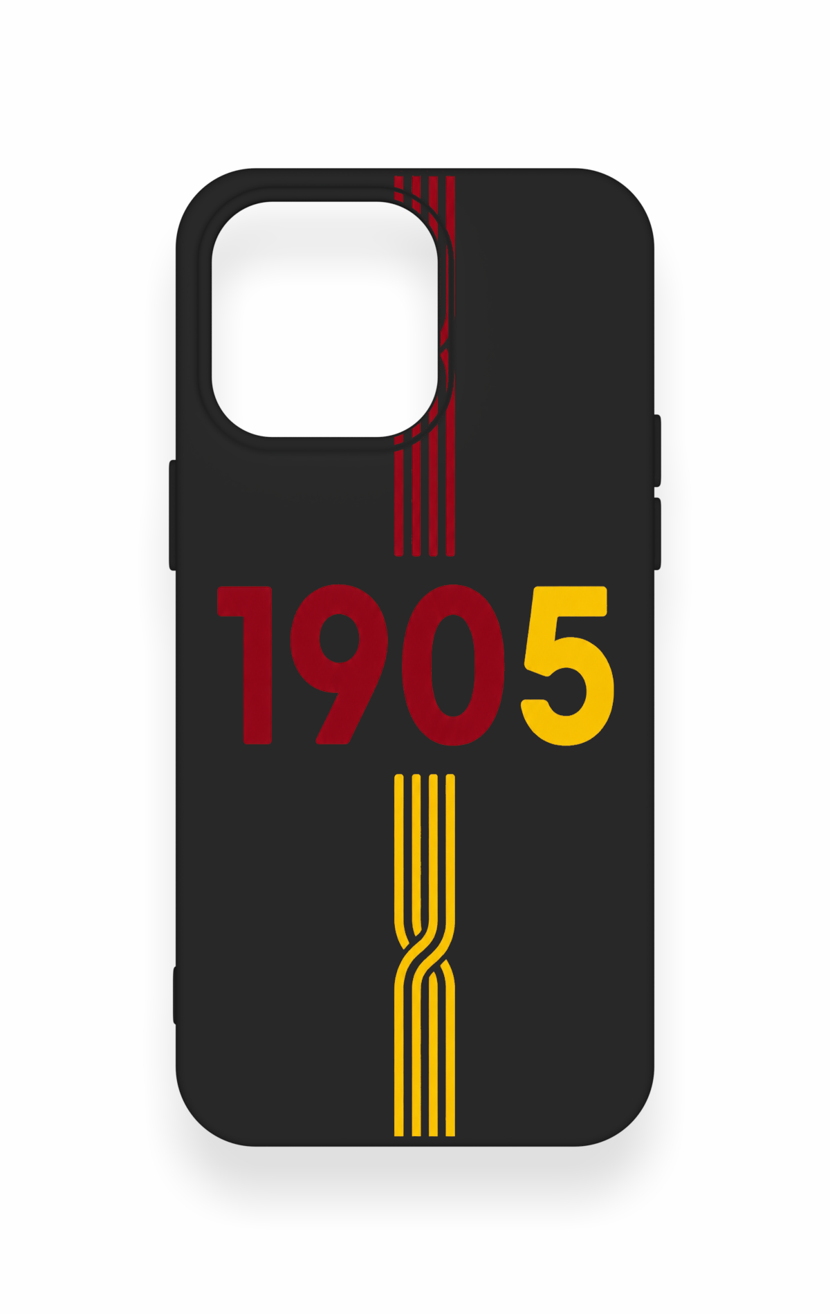 iPhone 15 Pro Max Uyumlu 1905 Kemer Desenli Silikon Kılıf