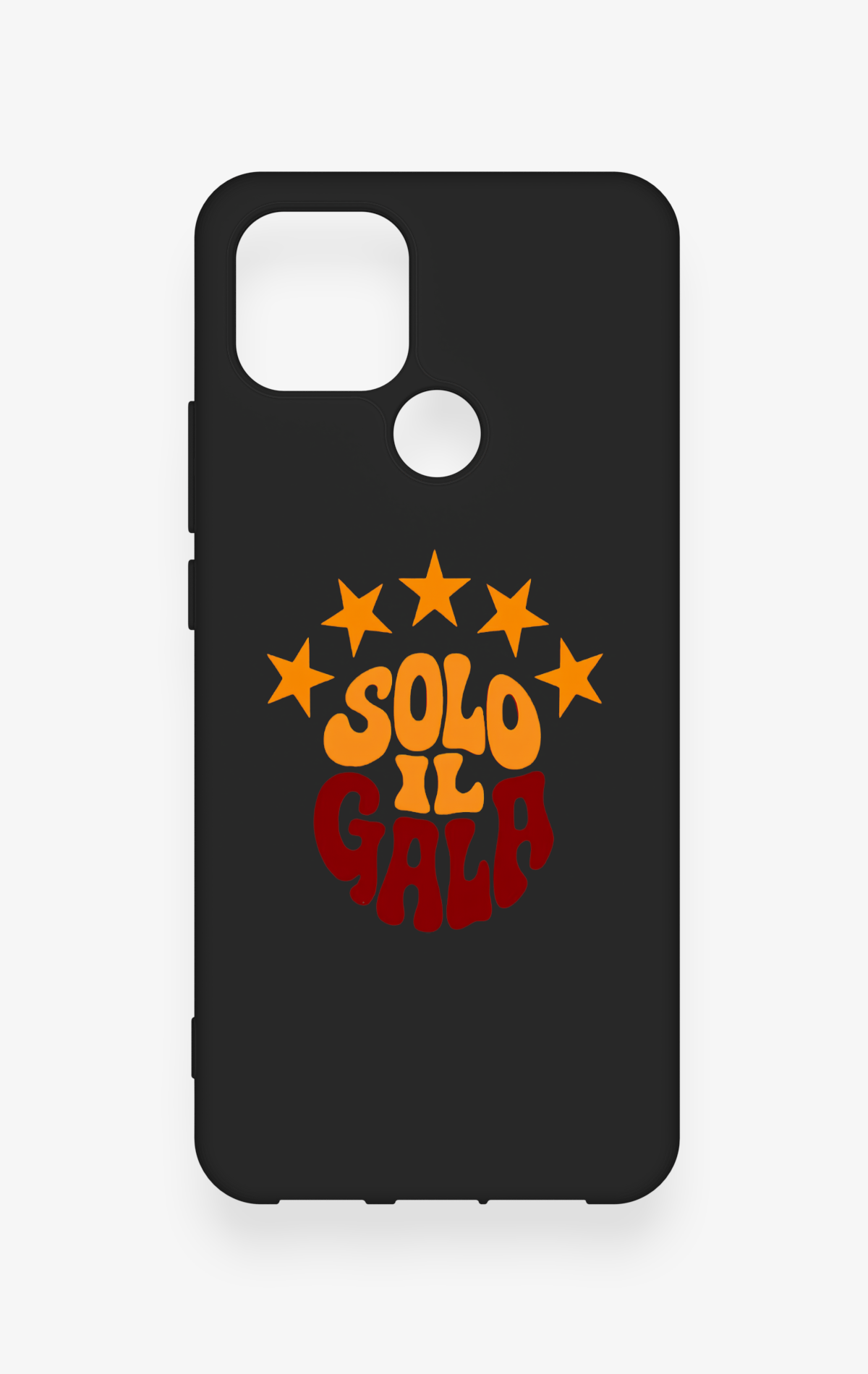 Oppo A15 Uyumlu Solo IL Gala Desenli Silikon Kılıf