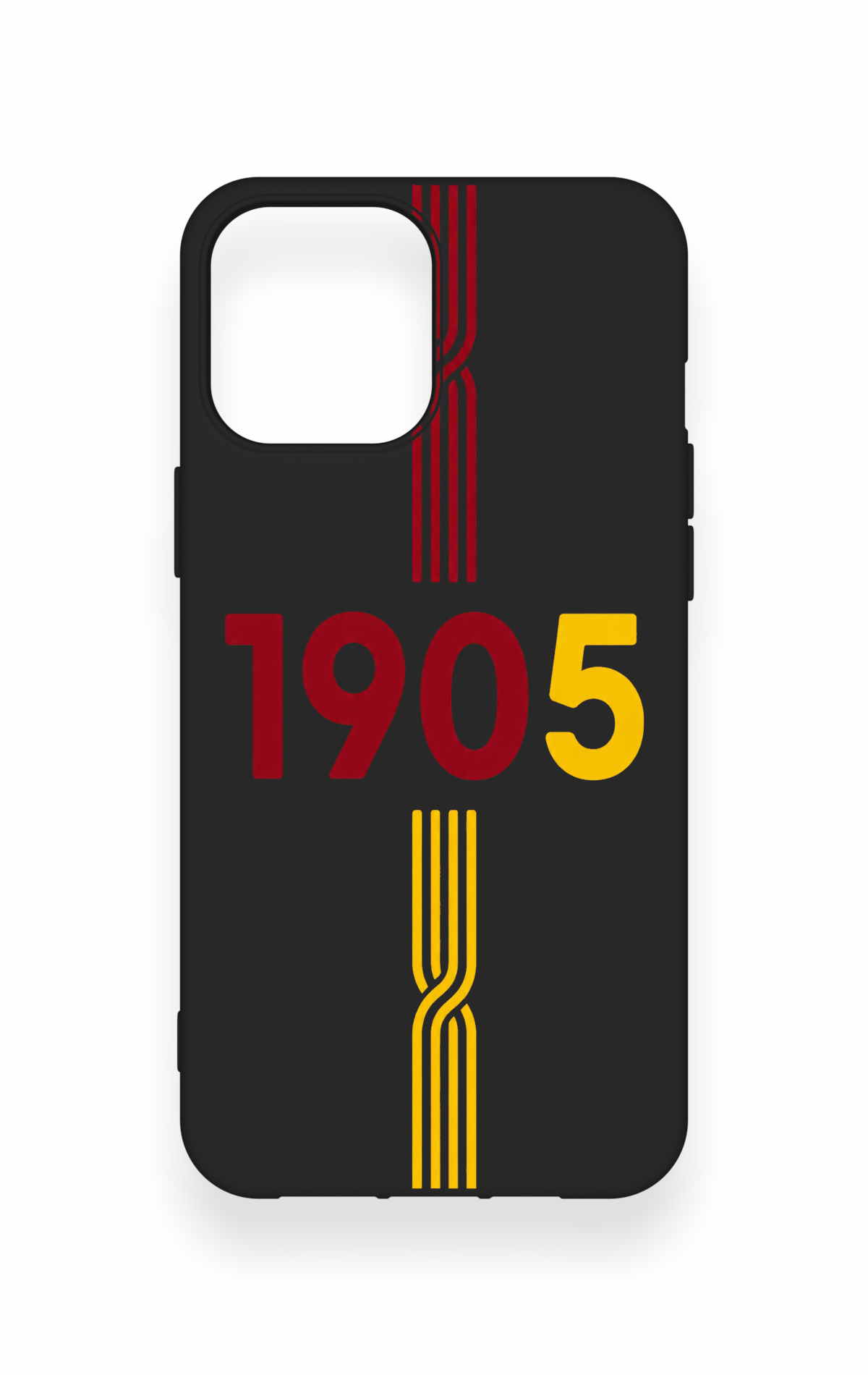 iPhone 12 Pro Max Uyumlu 1905 Kemer Desenli Silikon Kılıf