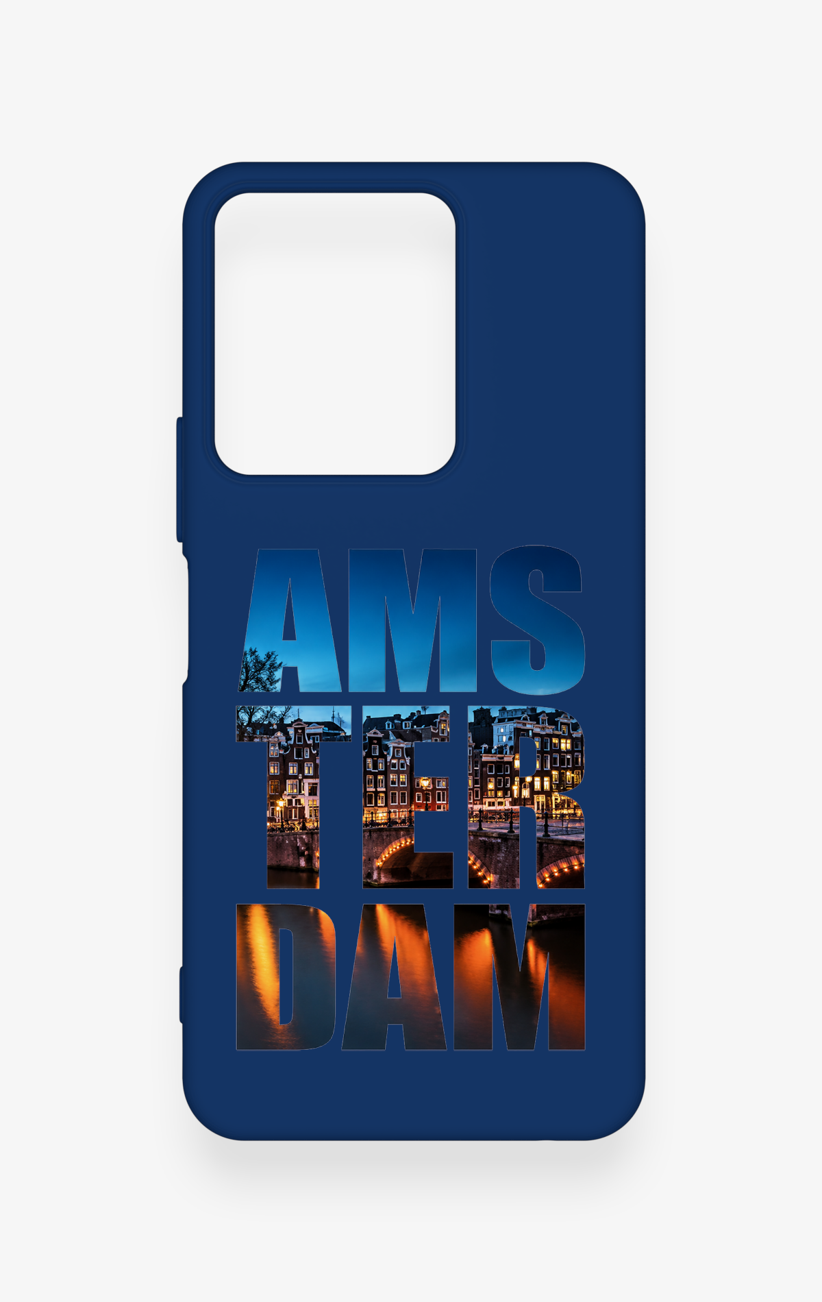 Vivo Y35 Uyumlu Amsterdam Desenli Silikon Kılıf