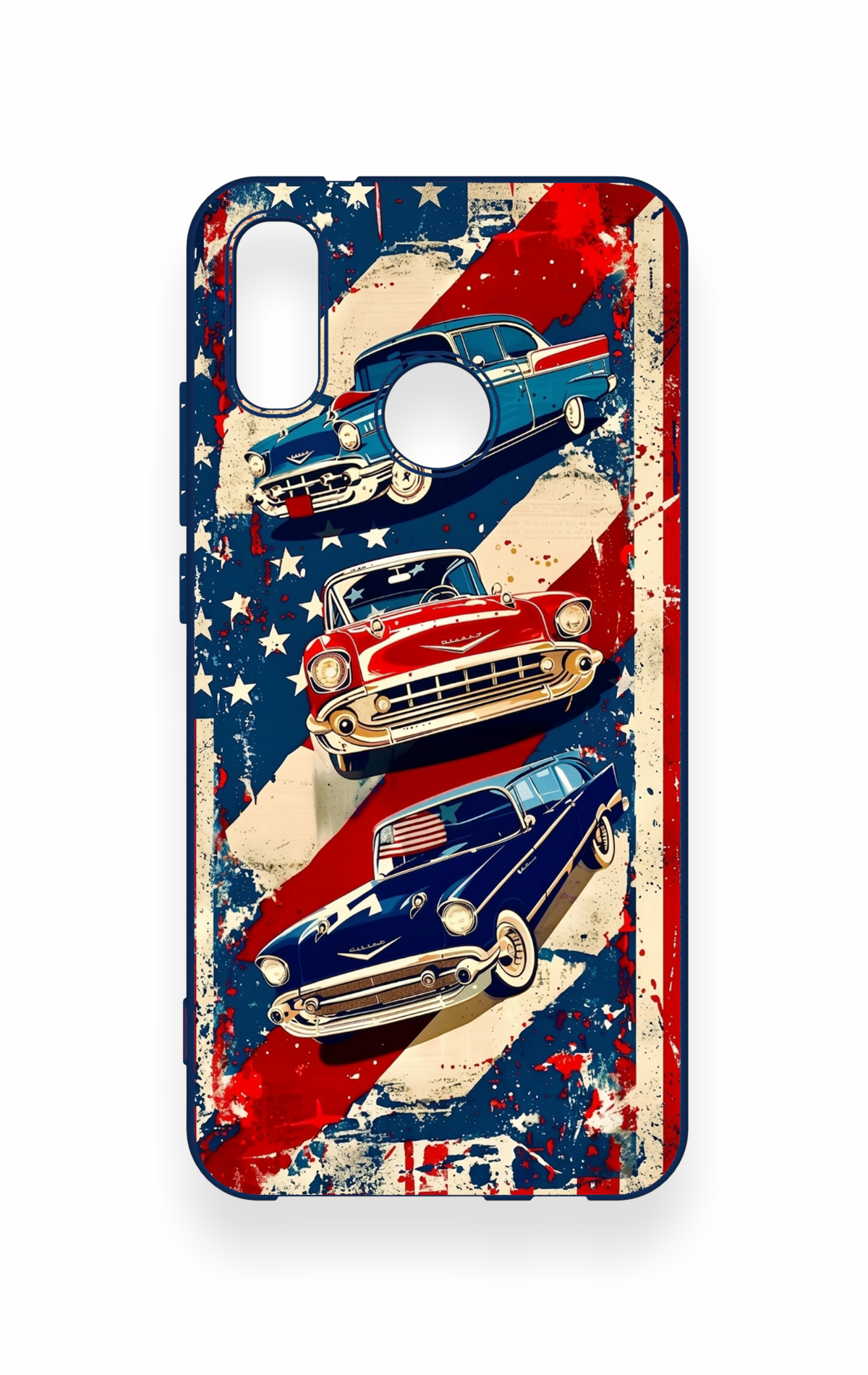 Huawei P20 Lite Uyumlu Amerikan Chevrolet Desenli Silikon Kılıf