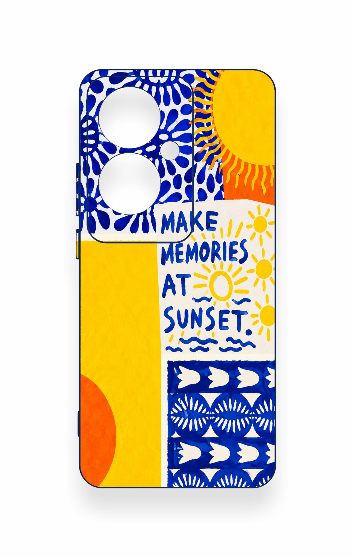 Oppo Reno 11F Uyumlu Sunset Desenli Silikon Kılıf