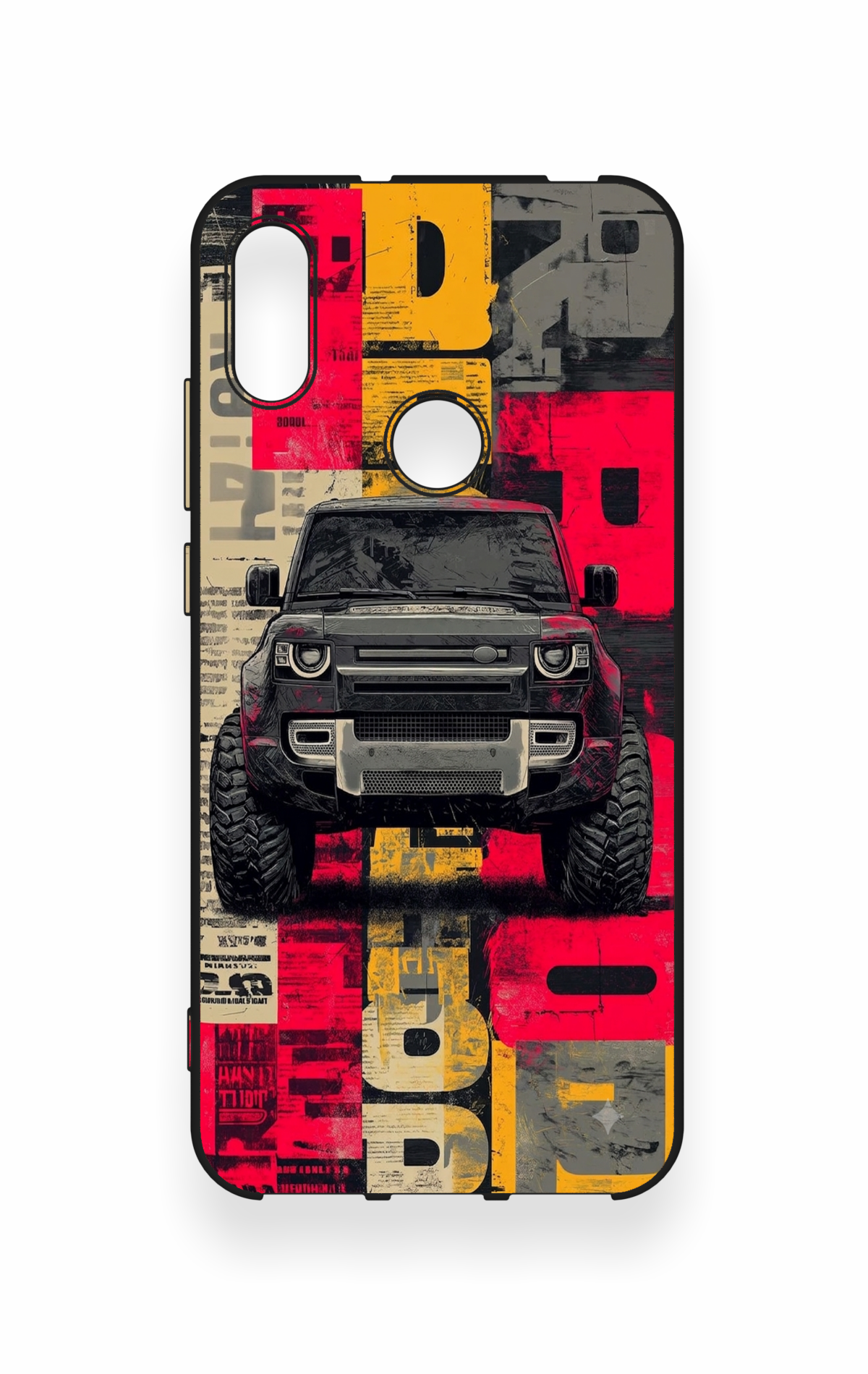 Huawei Y6 2019 Uyumlu Defender Truck Desenli Silikon Kılıf