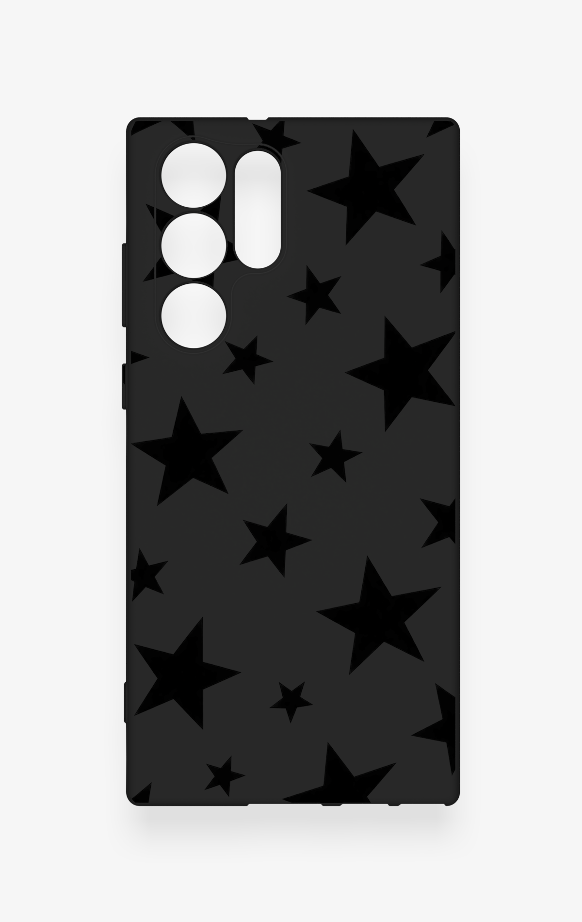 Samsung S22 Ultra Uyumlu Siyah Star Desenli Silikon Kılıf