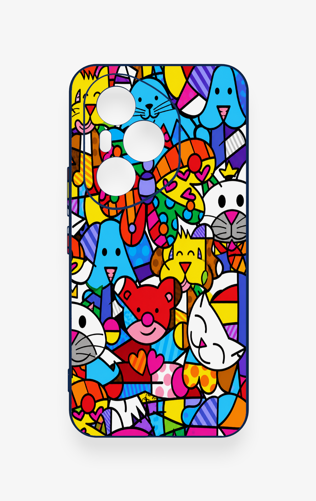 Honor 400 Pro Uyumlu Britto Garden Desenli Silikon Kılıf